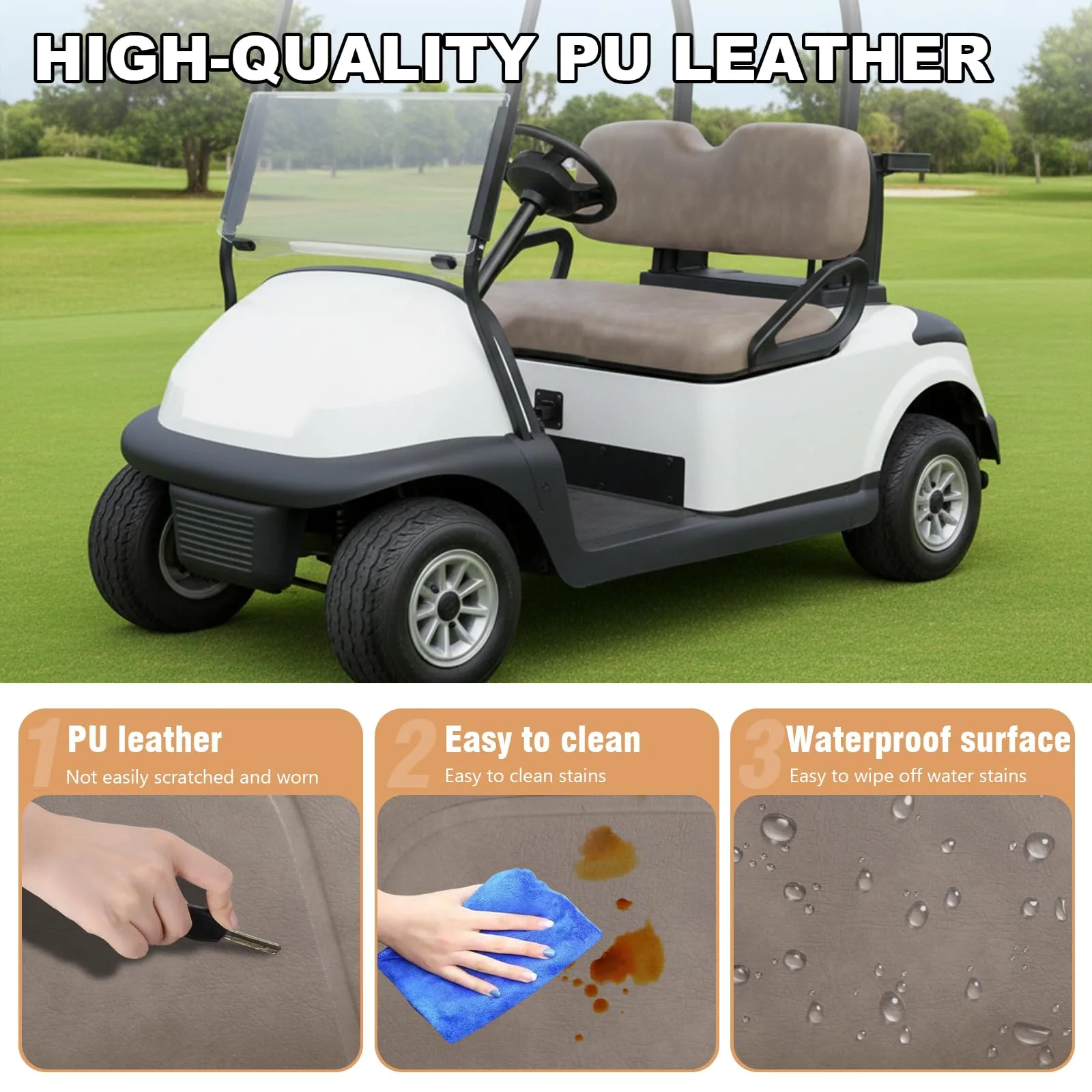 E-Z-GO RXV Front Seat Cushion Set 2008-Up image 4