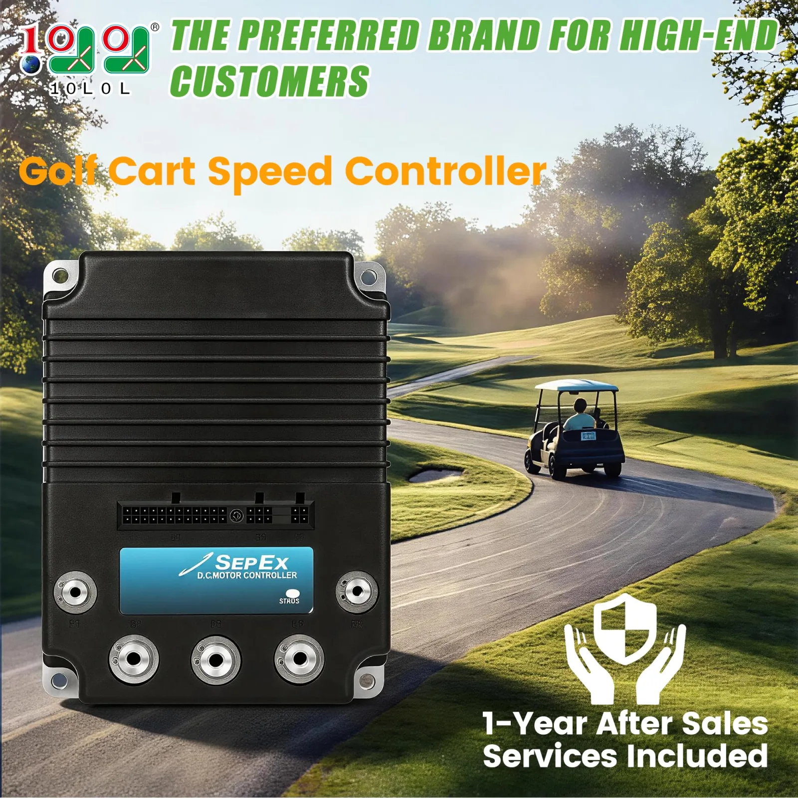 10L0L 48V 400A Controller for Star EV Golf Carts image 2