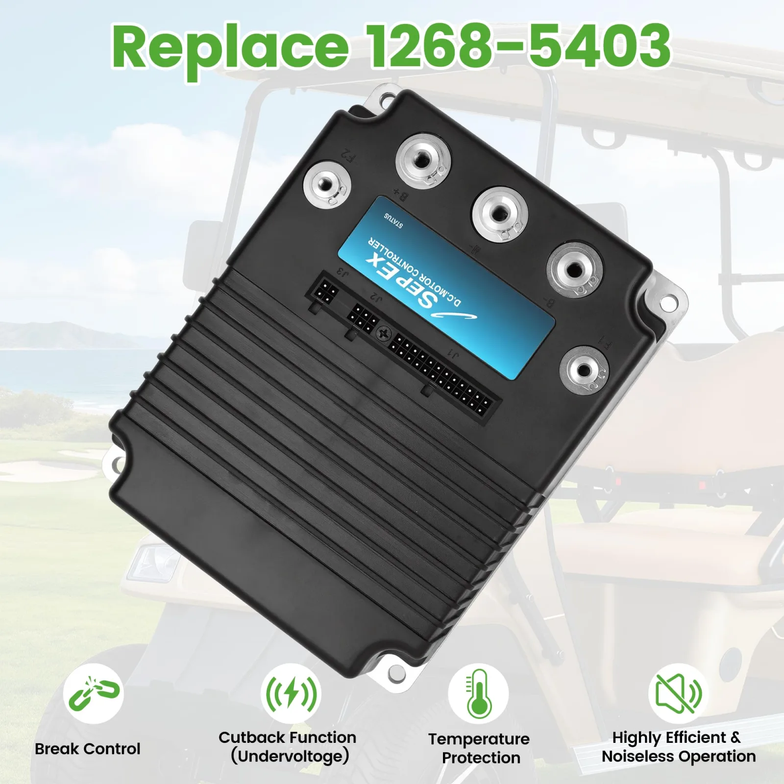 10L0L 48V 400A Controller for Star EV Golf Carts image 4