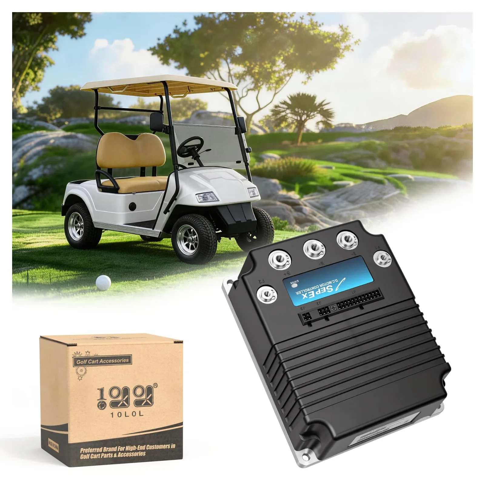10L0L 48V 400A Controller for Star EV Golf Carts