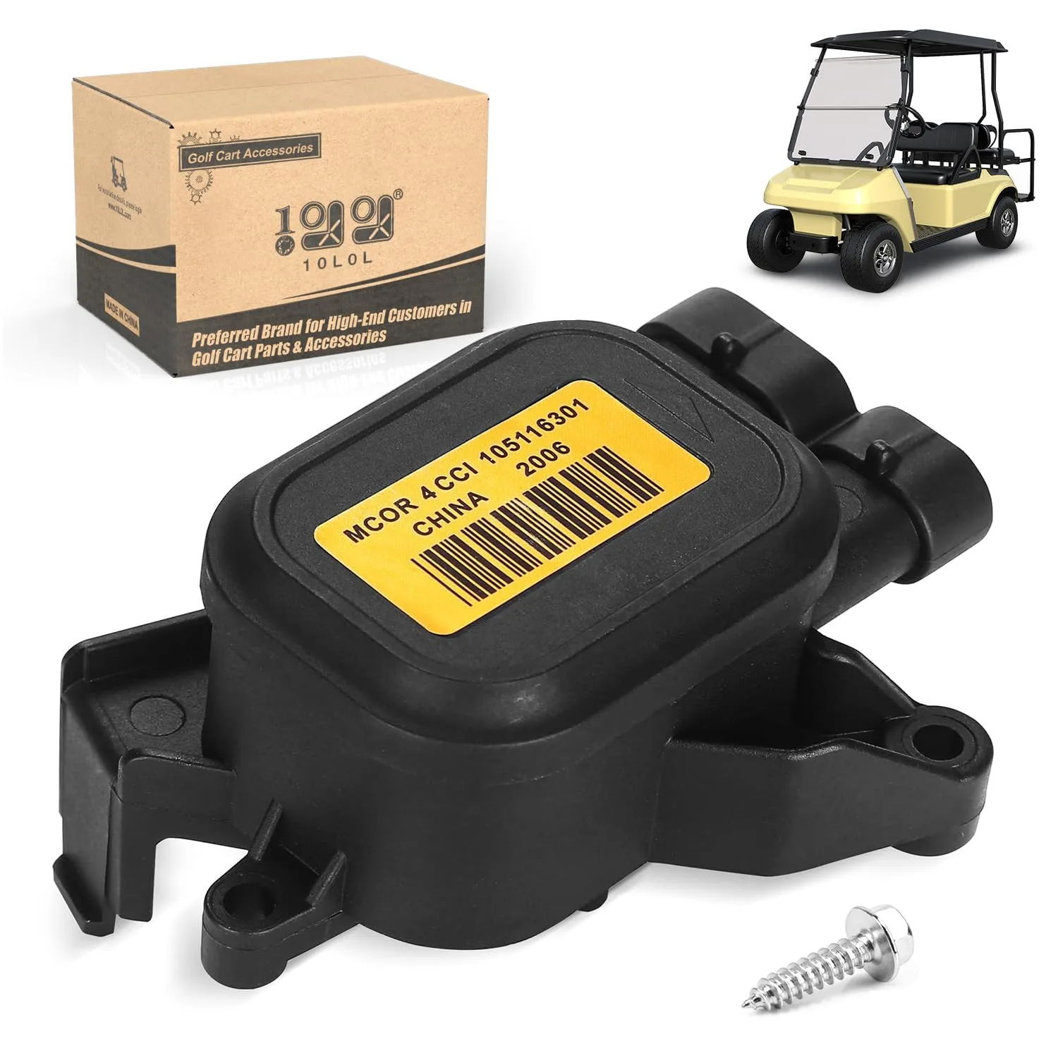 10L0L MCOR 4 Throttle Potentiometer for Club Car