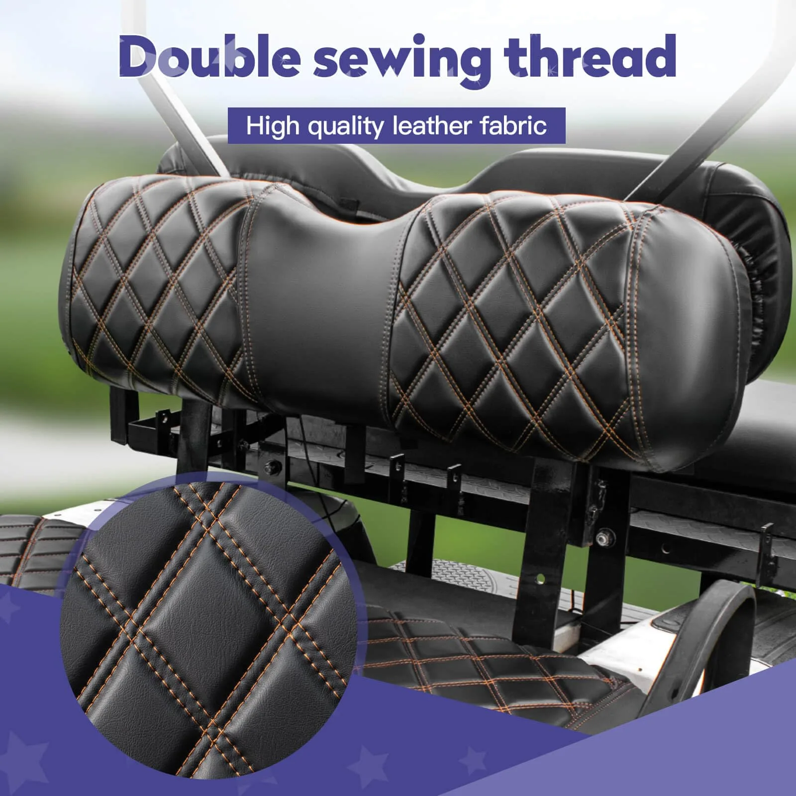 NOKINS Vinyl Seat Covers for E-Z-GO TXT and RXV image 3