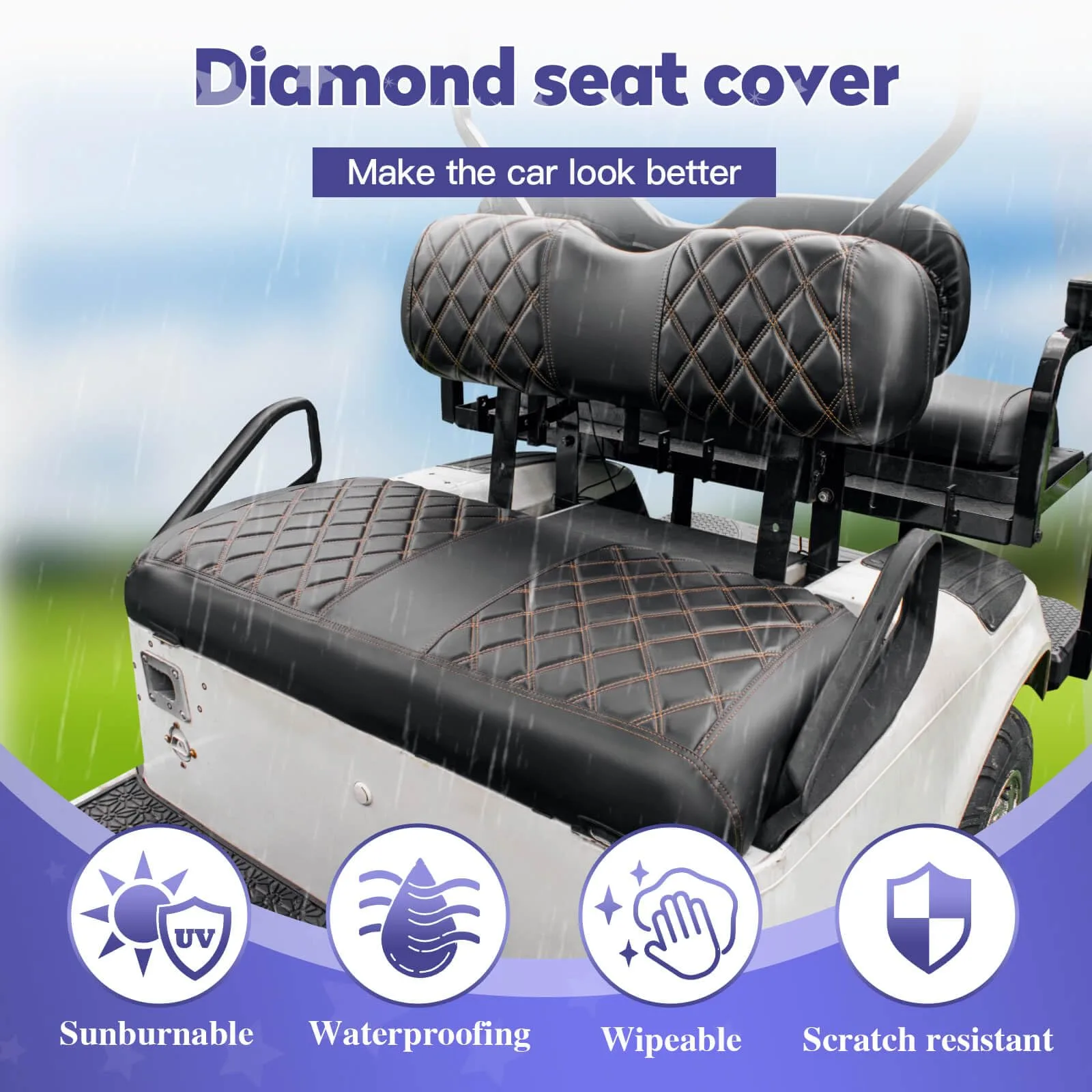 NOKINS Vinyl Seat Covers for E-Z-GO TXT and RXV image 4
