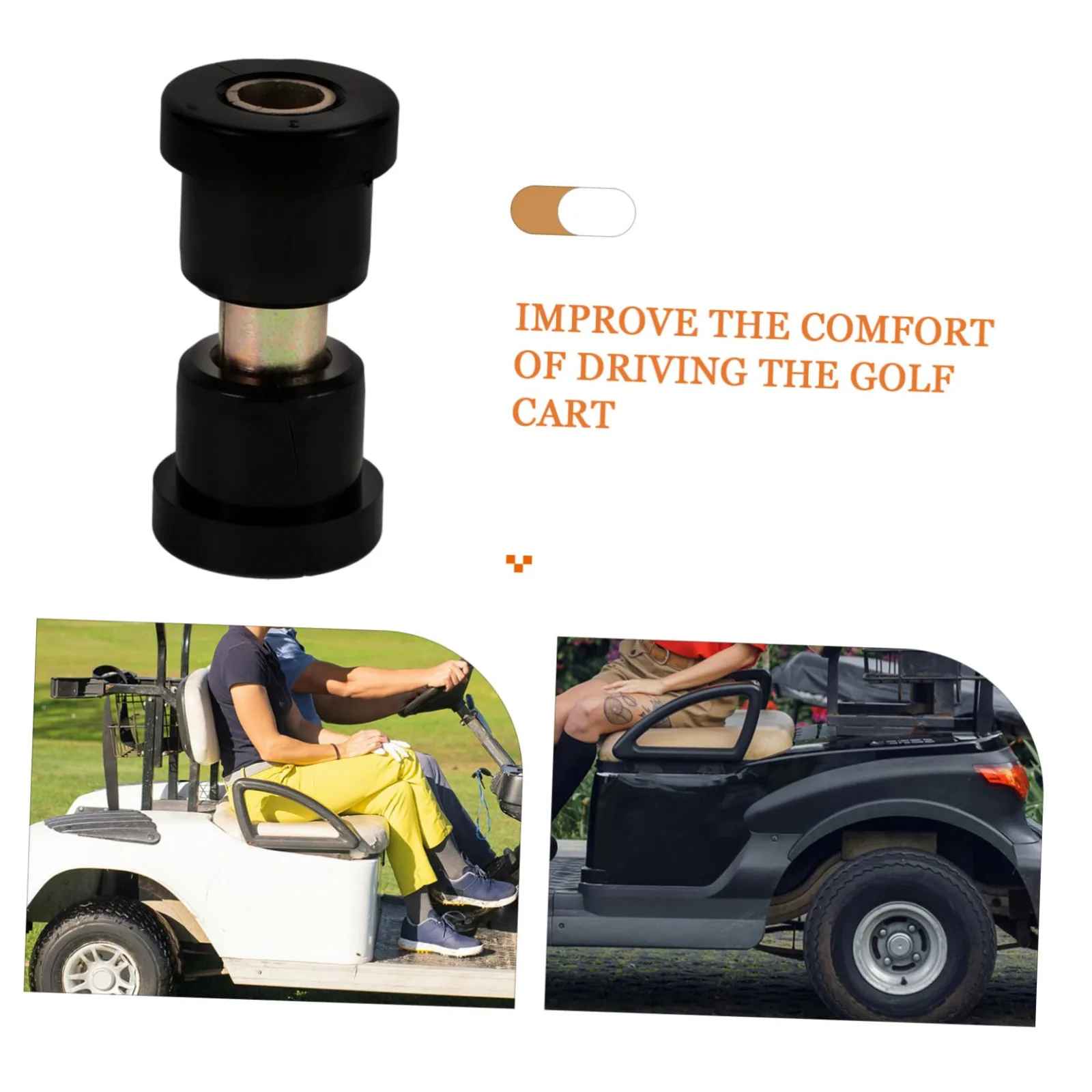 UKCOCO Leaf Spring Bushing Kit for Golf Cart Rear Suspension H29C14IVN016FT5 image 3