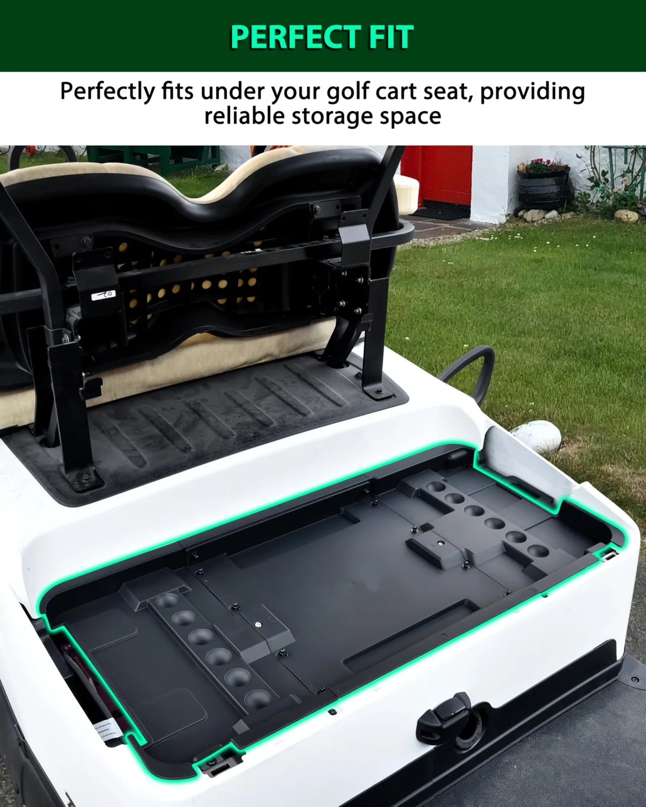 POKIAUTO Under-Seat Storage Tray for Club Car Tempo image 3