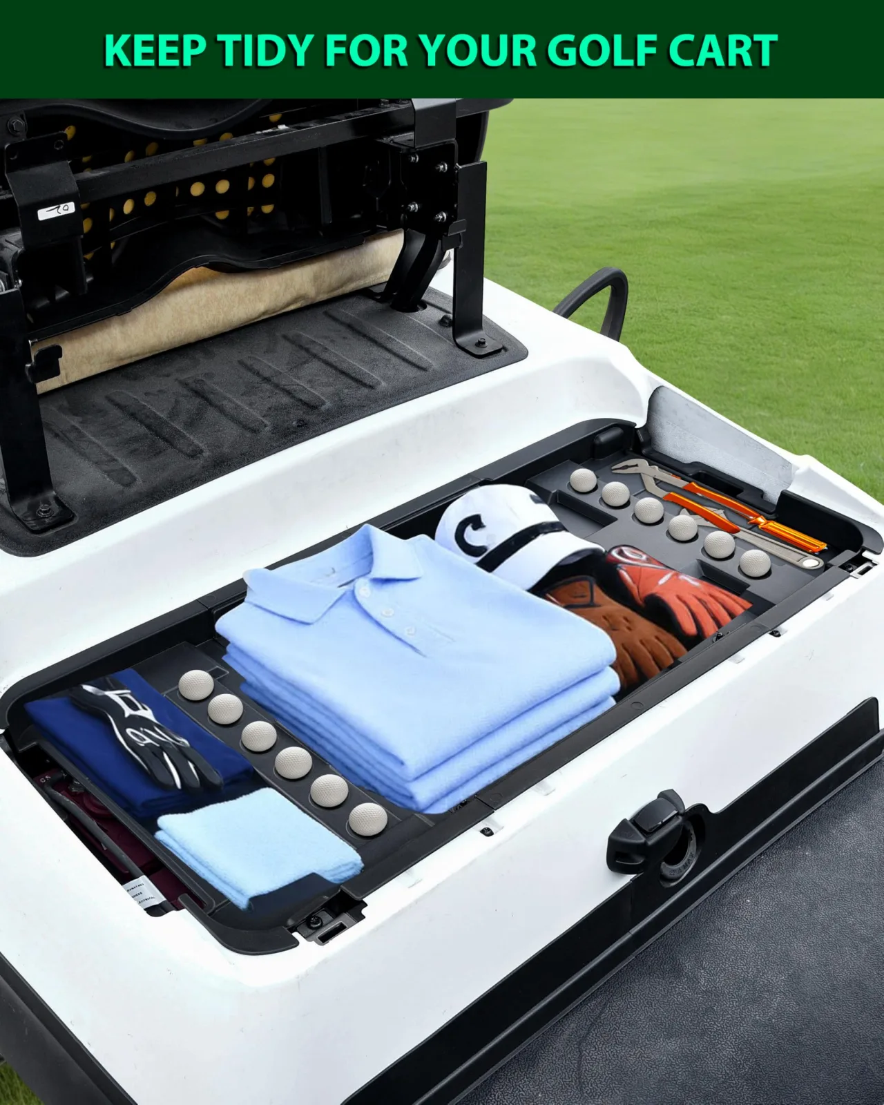 POKIAUTO Under-Seat Storage Tray for Club Car Tempo image 4