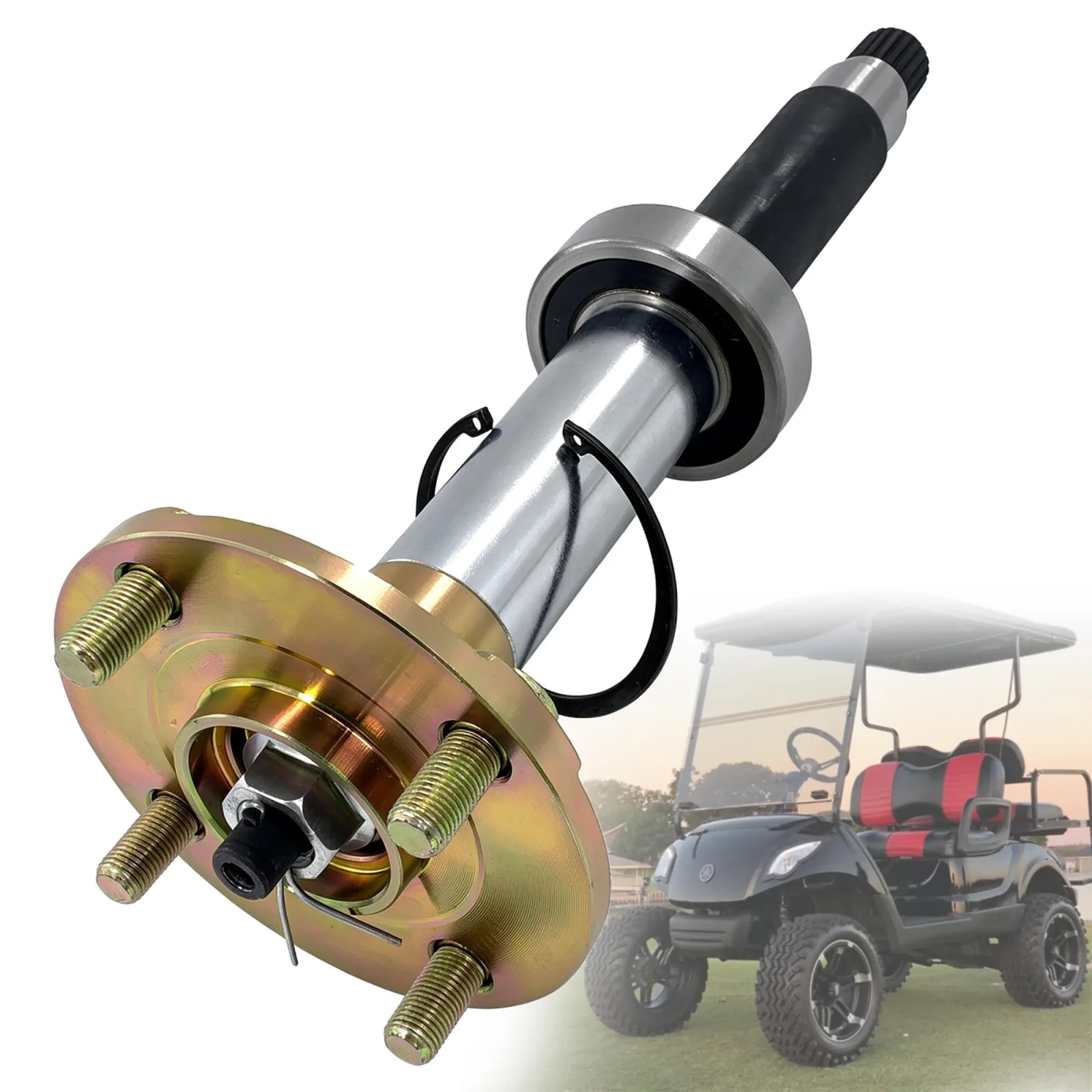 JUNHEKJ JW2-G6520-01 Rear Axle for Yamaha G29