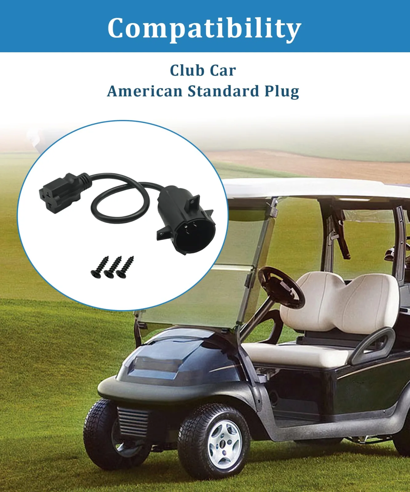 LALBLCLD 5-in-1 Club Car Precedent Charging Port Adapter image 2