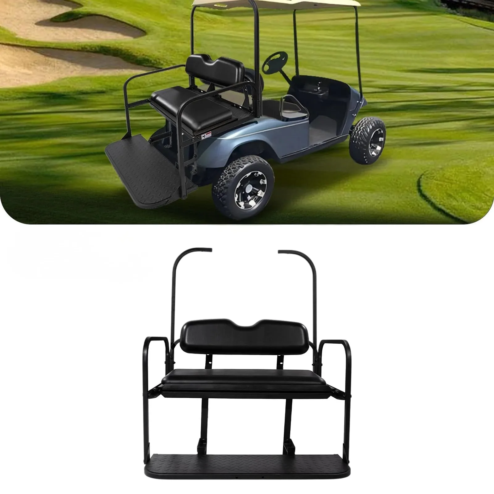 Rainier Parts Flip Seat Kit for E-Z-GO TXT 1996+