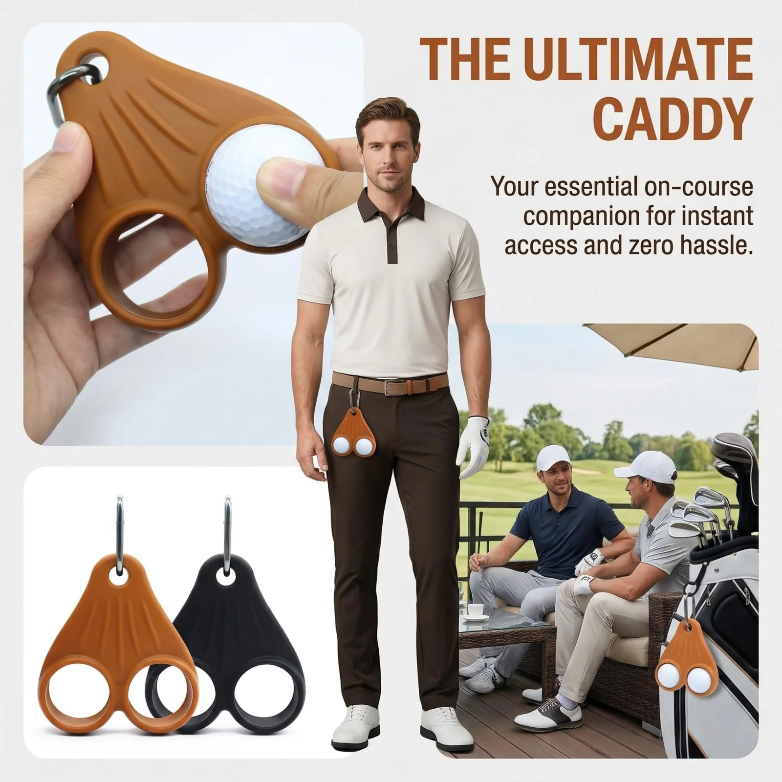 Generic Golf Ball Holder and Storage Pouch Set image 4