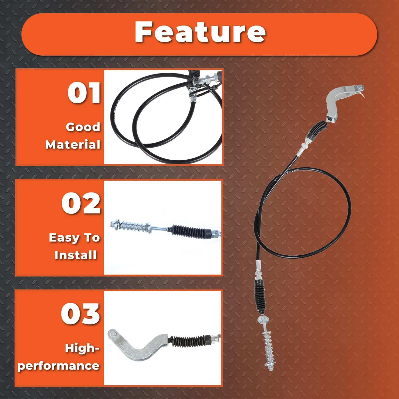 Labwork Shift Cable for E-Z-GO TXT Gas Golf Cart image 4
