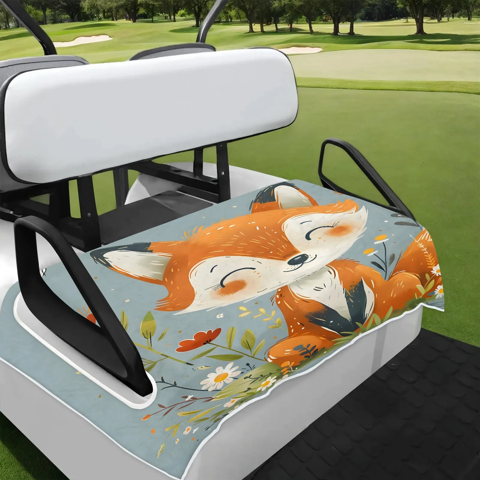 Tiveruda Golf Cart Seat Cover for Double Seats