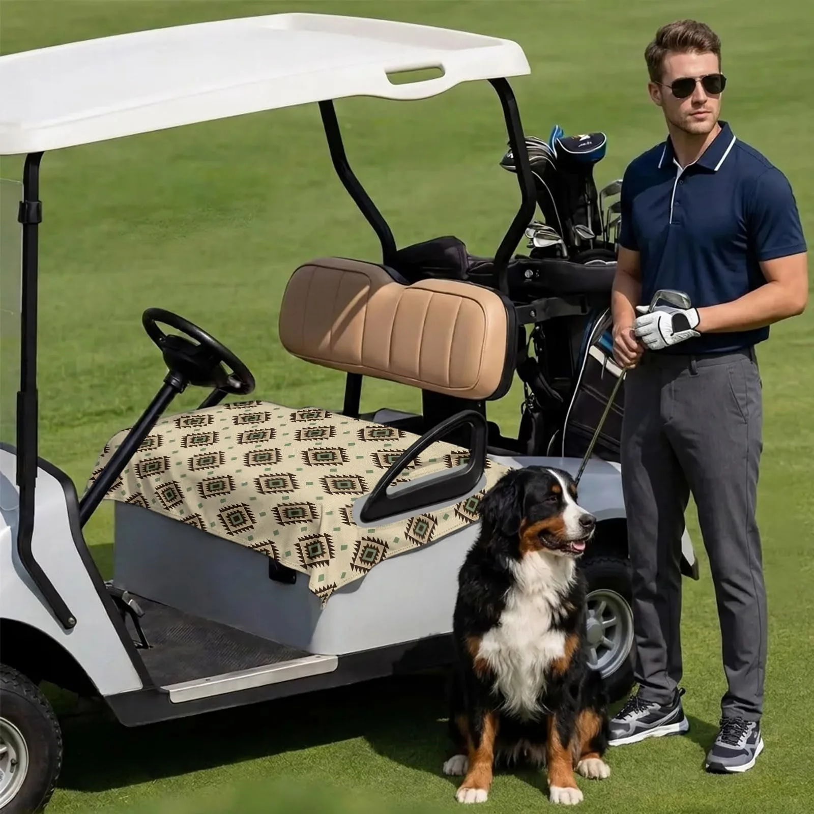 DecorLovee Golf Cart Seat Cover Towel, 51 x 31 Inches image 3