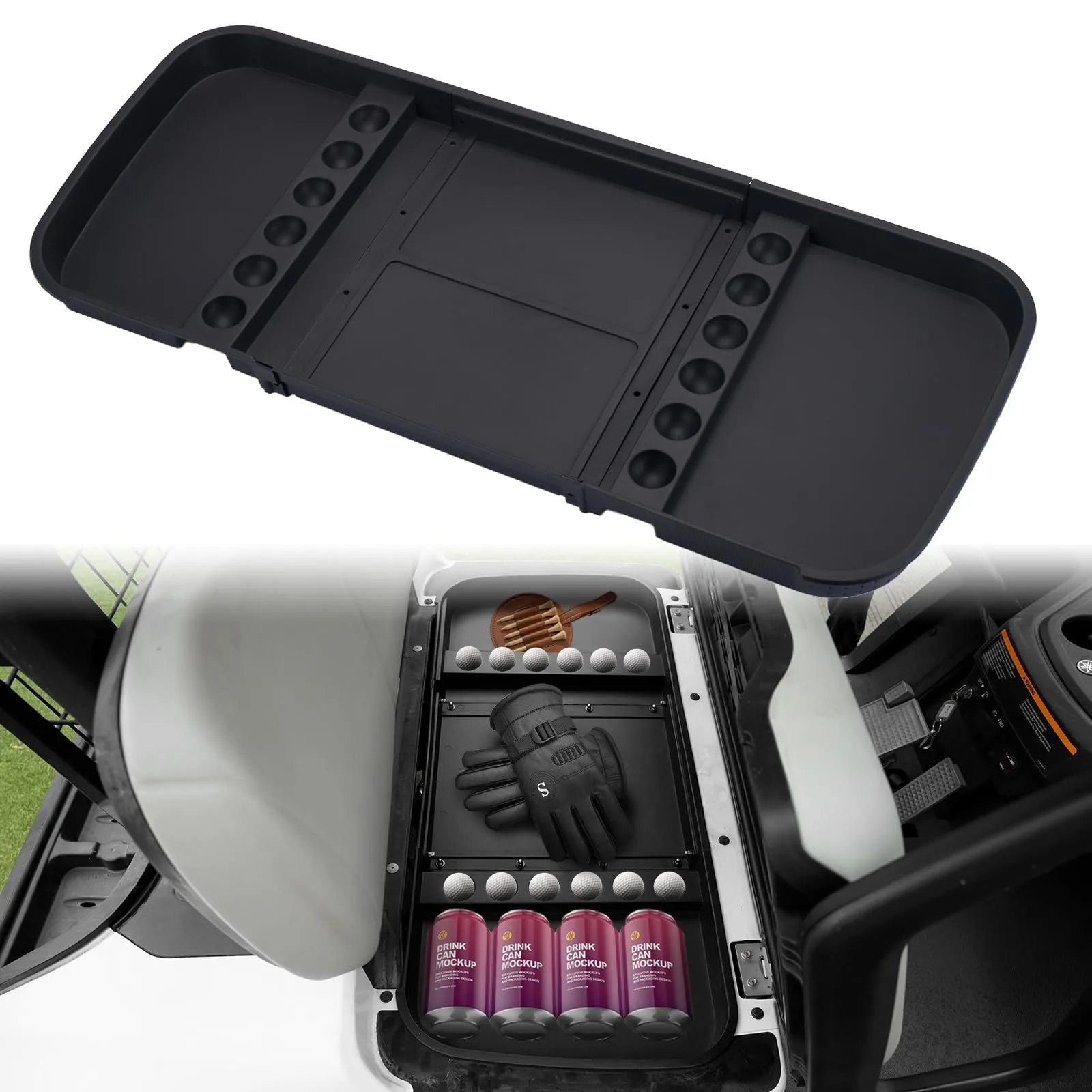 Dacalo Under-Seat Storage Tray for Yamaha G29 (2007–2016) DA-YG29-SB