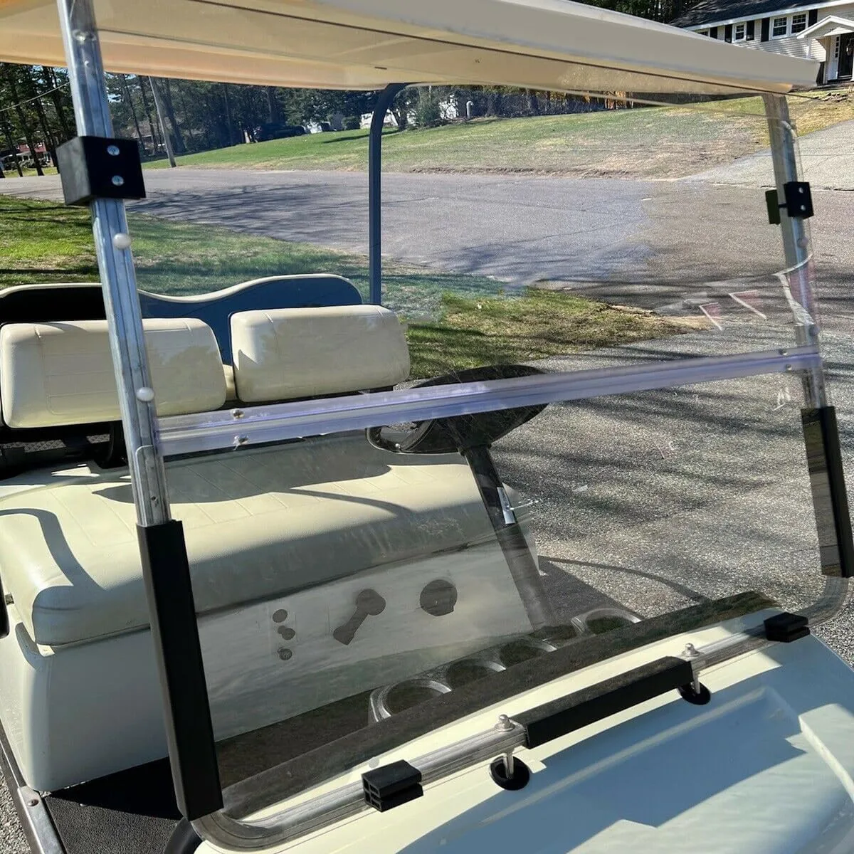 KUAFU BL746 Foldable Windshield for Club Car Precedent image 3