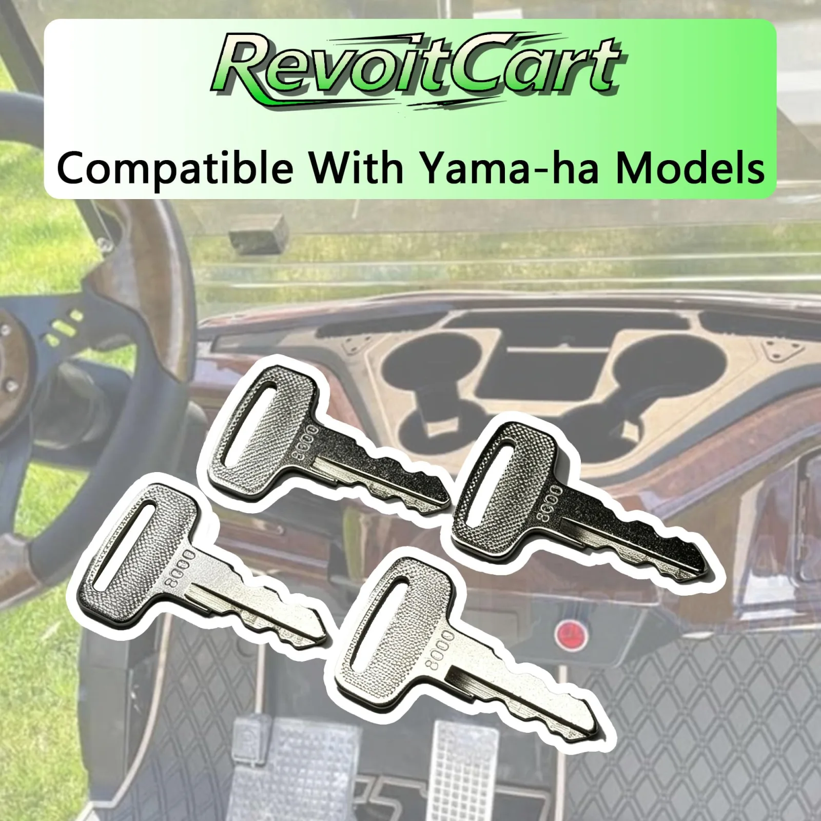 RevoitCart Ignition Keys for Yamaha G14-G29/Drive Golf Carts image 2