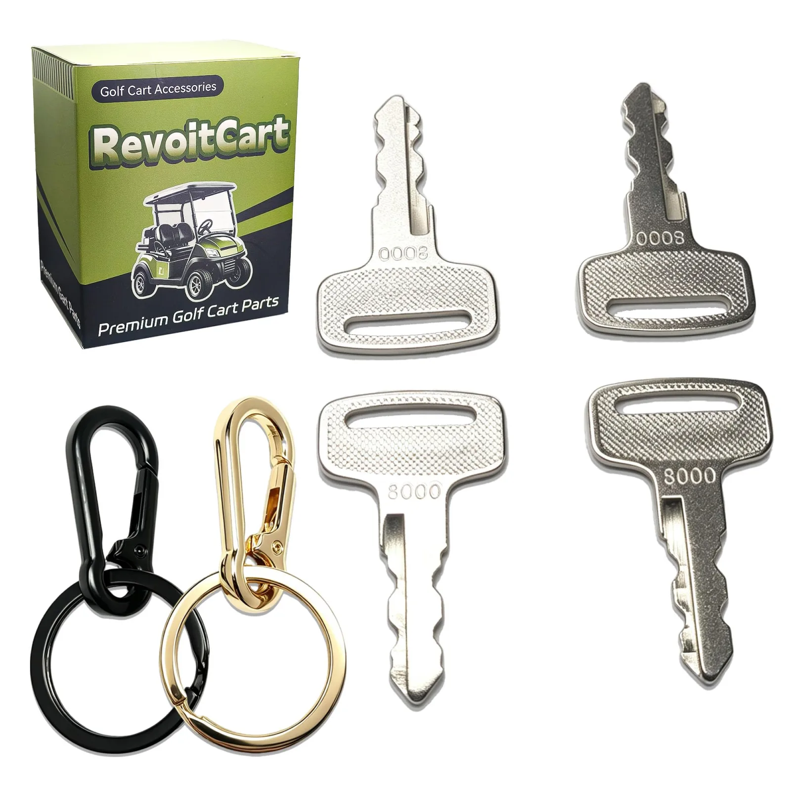 RevoitCart Ignition Keys for Yamaha G14-G29/Drive Golf Carts