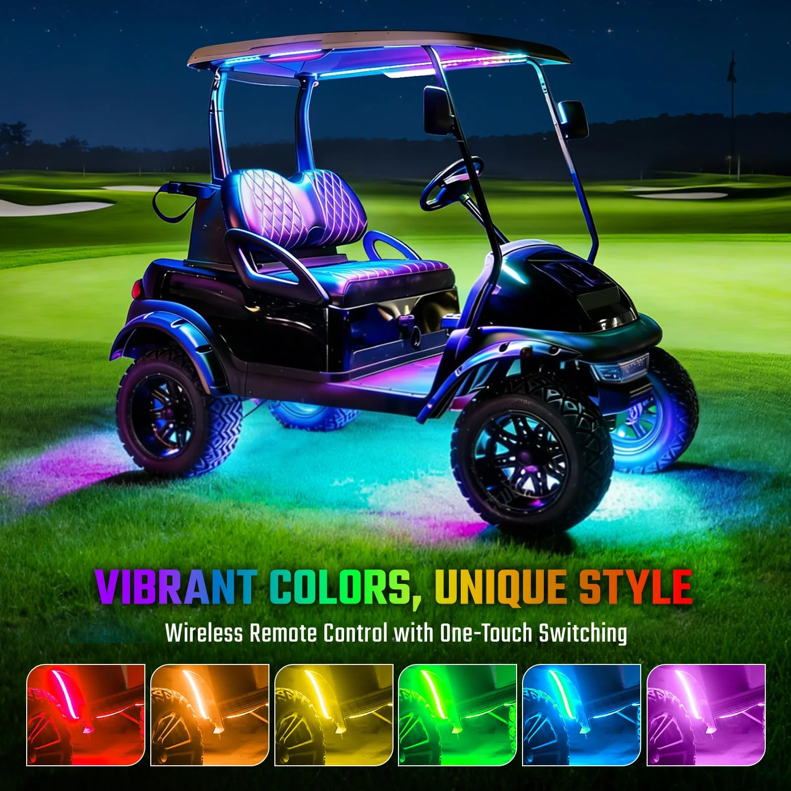 CLUBRALLY CB-183 Golf Cart Underglow LED Light Kit image 2