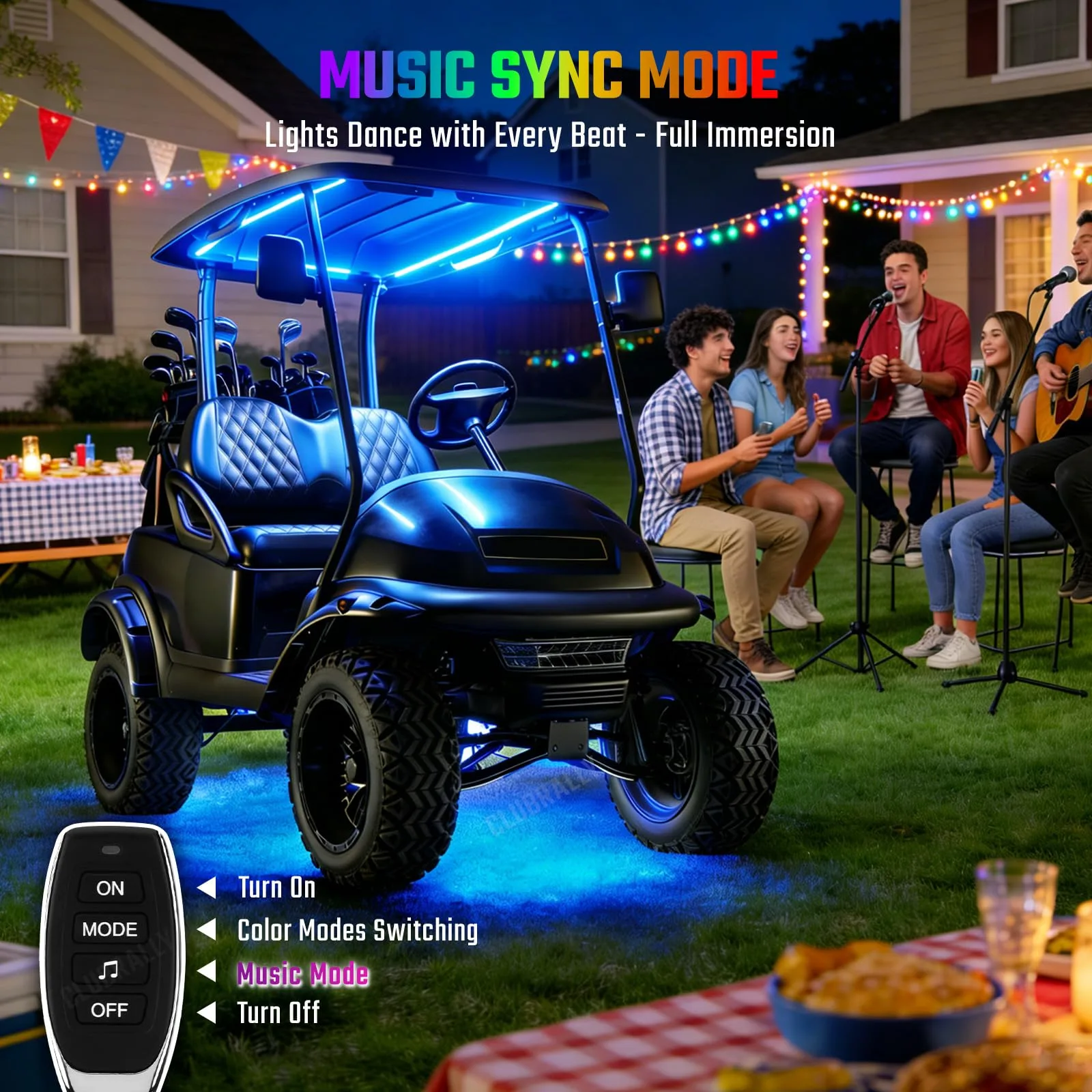 CLUBRALLY CB-183 Golf Cart Underglow LED Light Kit image 4