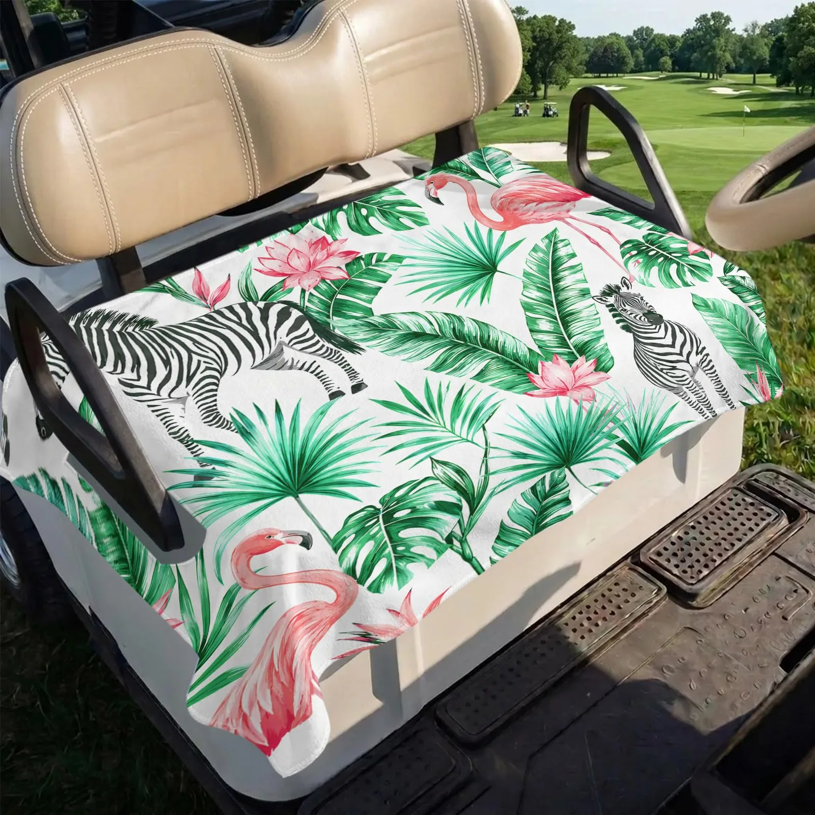 Trosturdspn Golf Cart Seat Cover Towel, 51 x 31 in