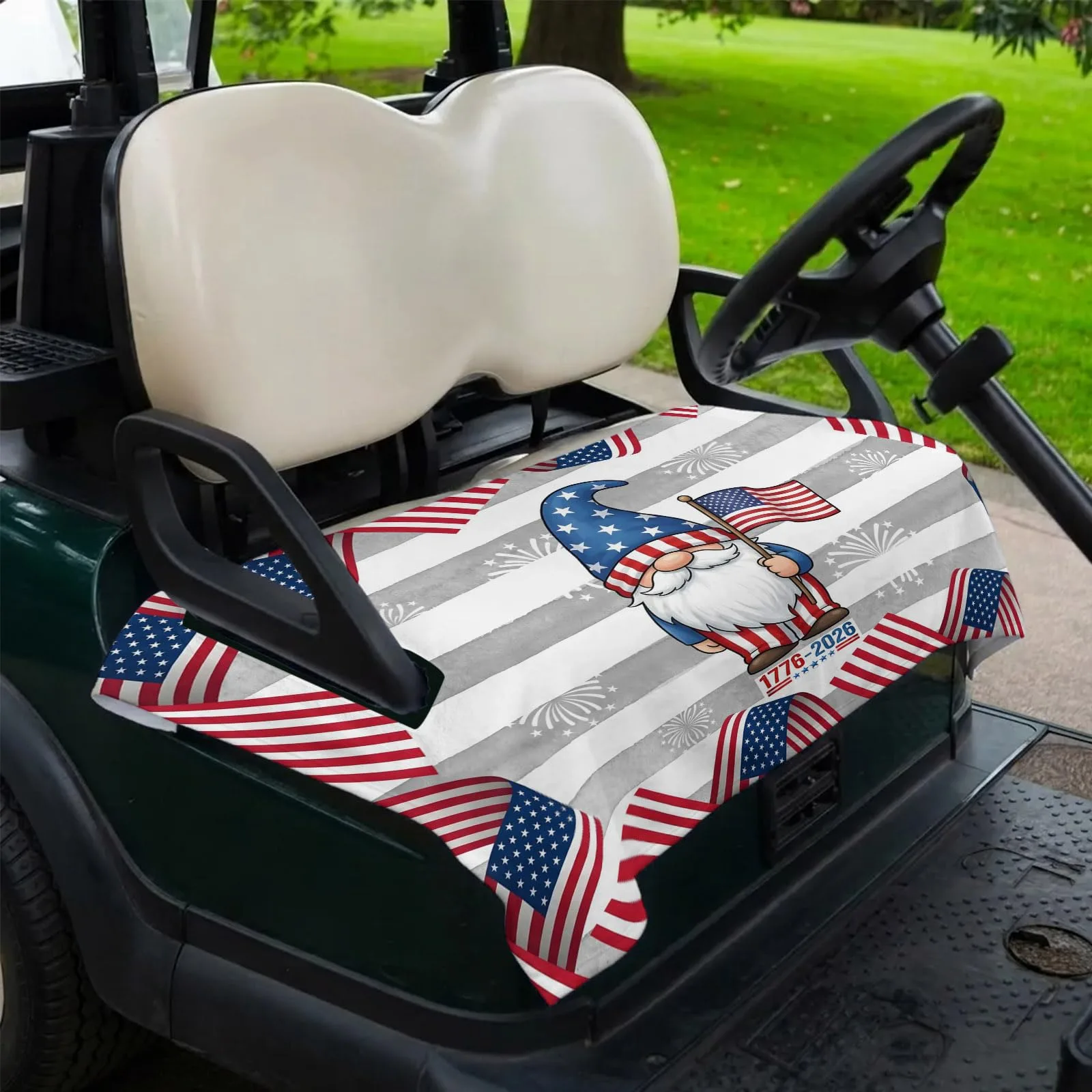 DecorLovee Golf Cart Seat Cover, 51 x 31 in, 2-Seater image 2
