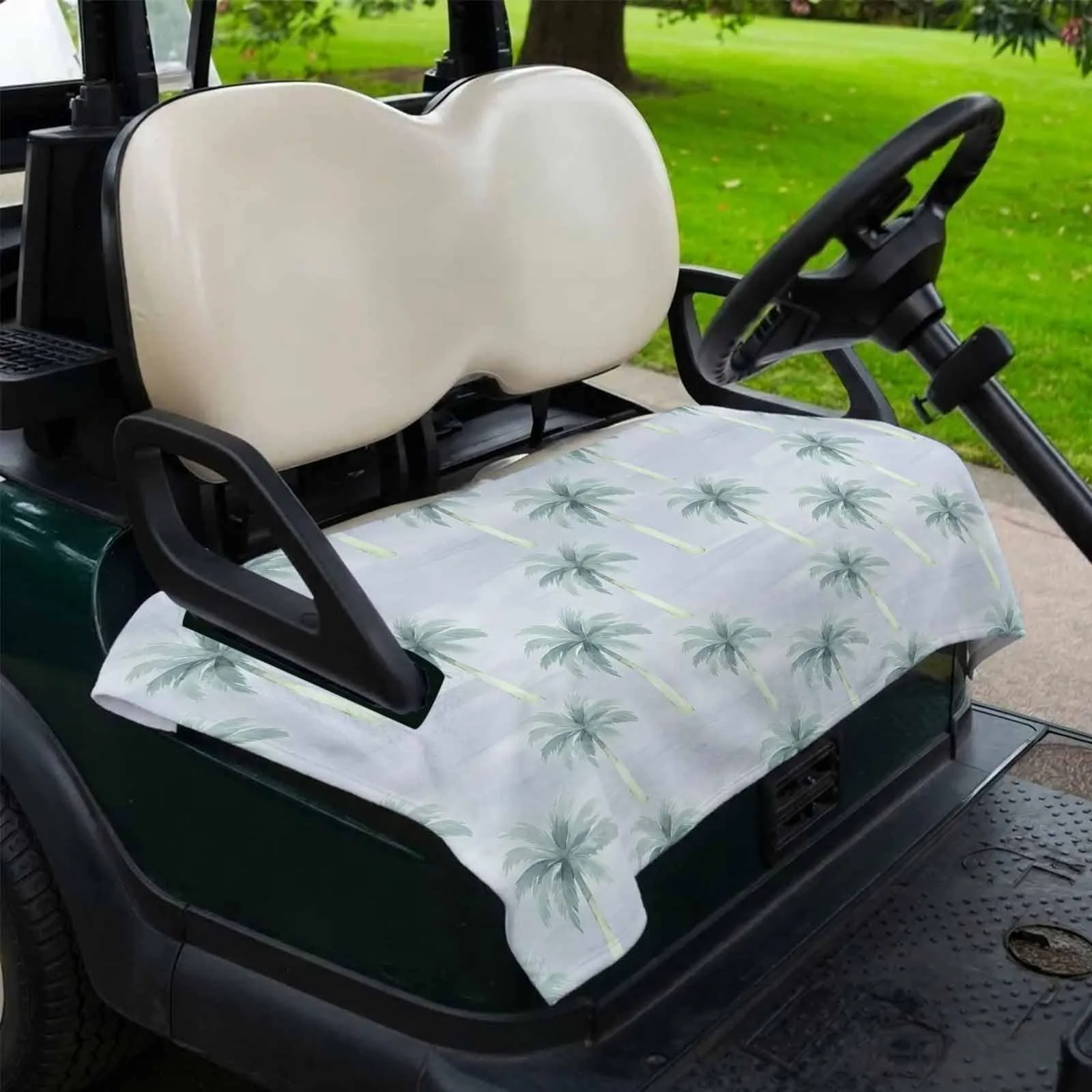 DecorLovee Golf Cart Seat Cover Towel for 2-Seater Carts image 2