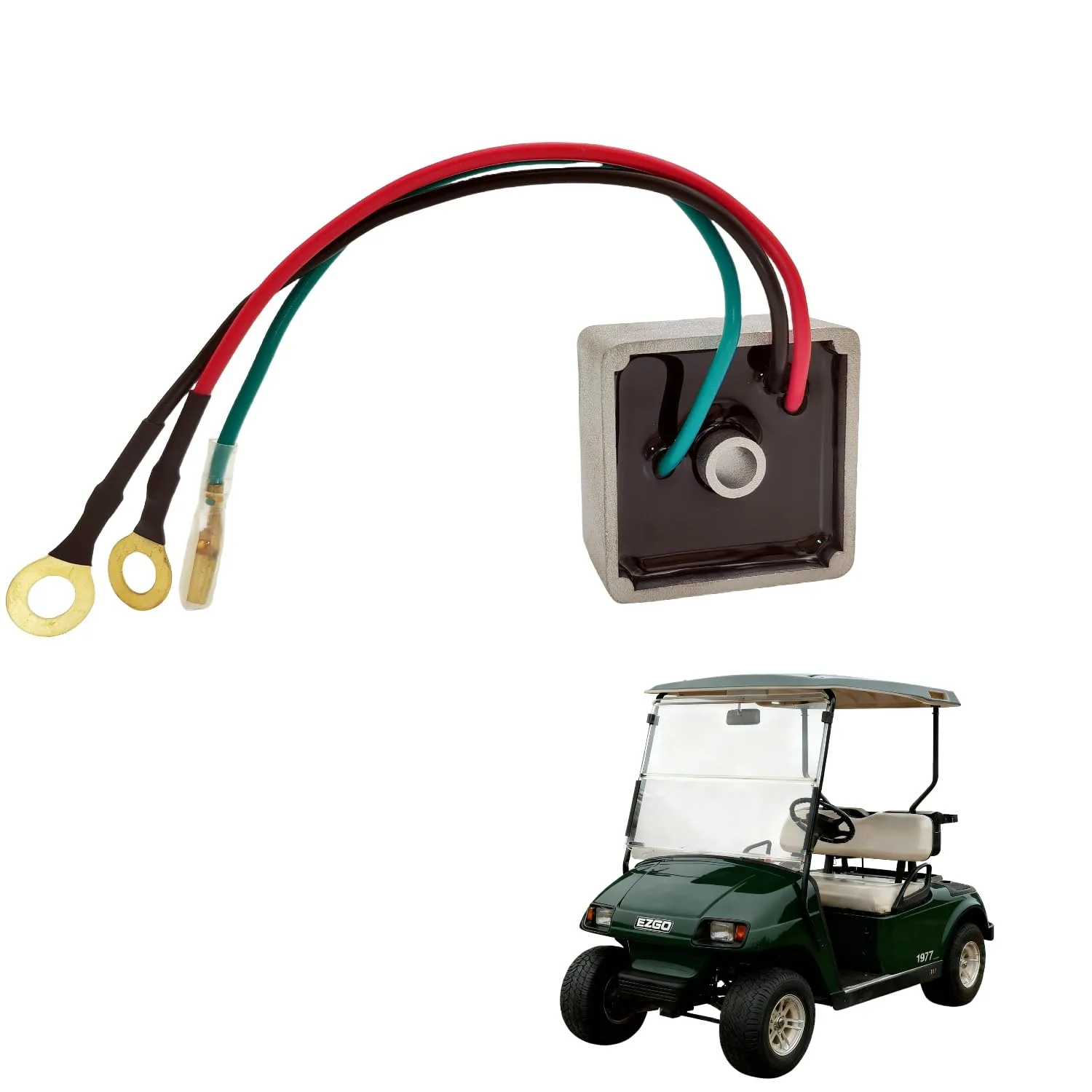 Durzerd 27739-G01 Golf Cart Voltage Regulator Rectifier