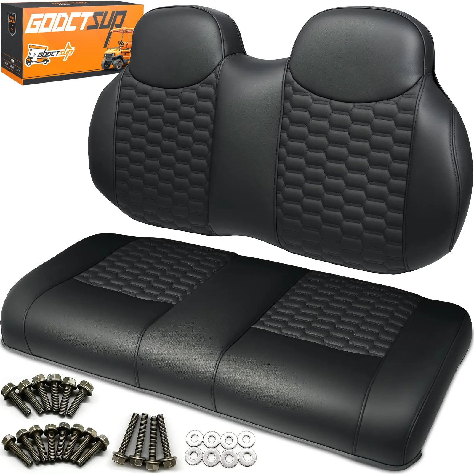 GODCTSUP E-Z-G-O TXT Front Seat Cushion Set 1994-2013