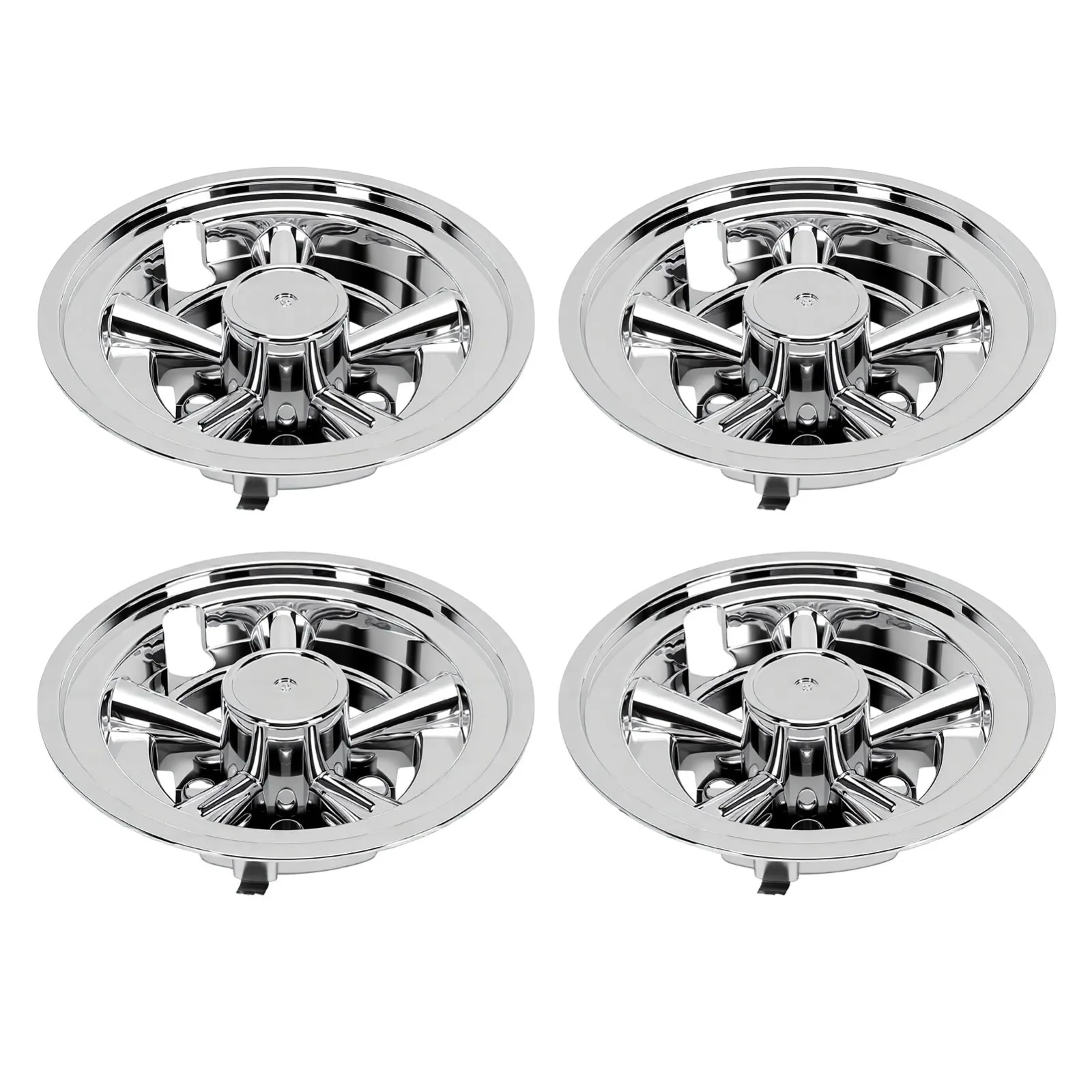 Luocute Chrome Hub Caps for Club Car DS Precedent