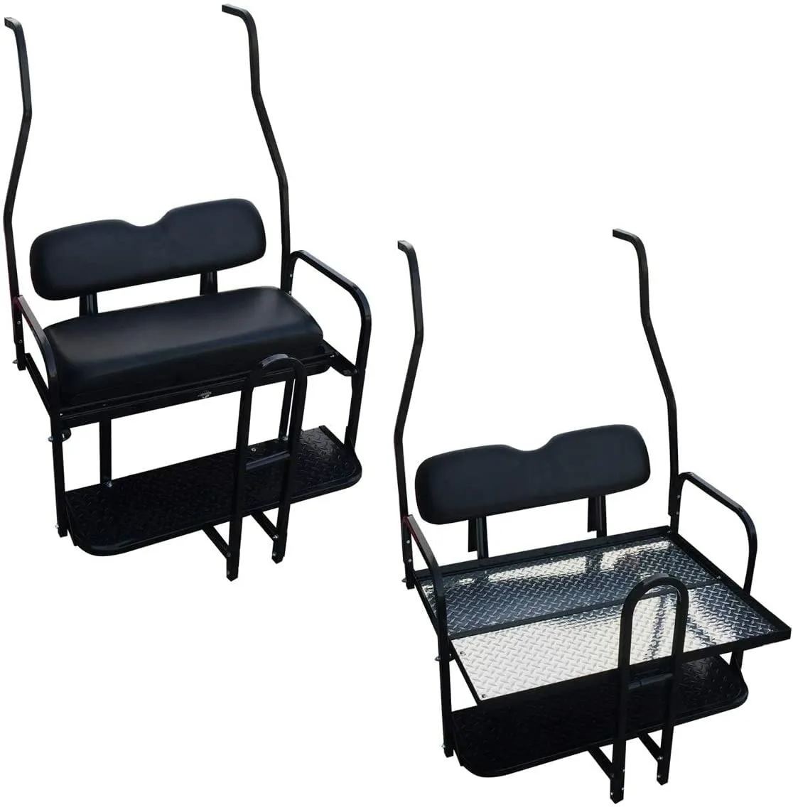 Club Car DS Rear Flip Seat Kit 2000.5+ Black
