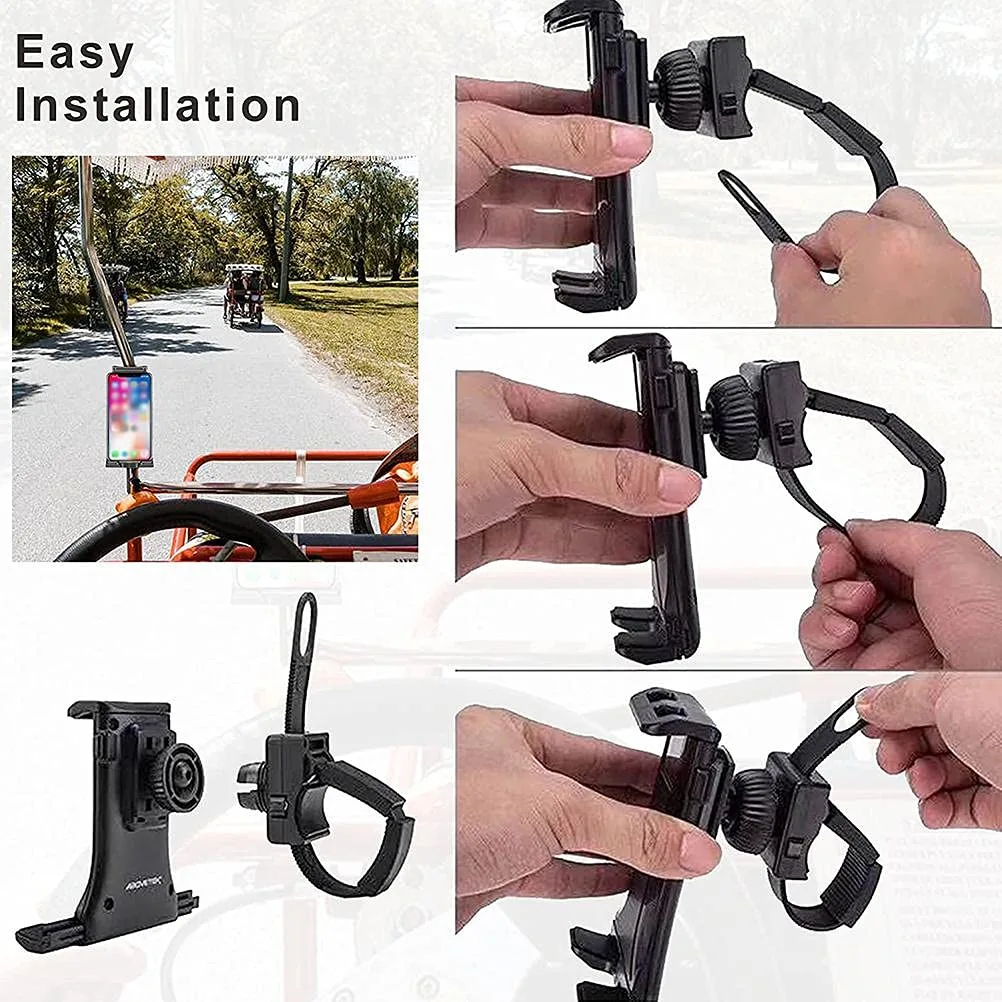 Generic Golf Cart Phone Holder, 360-Degree Rotating image 3
