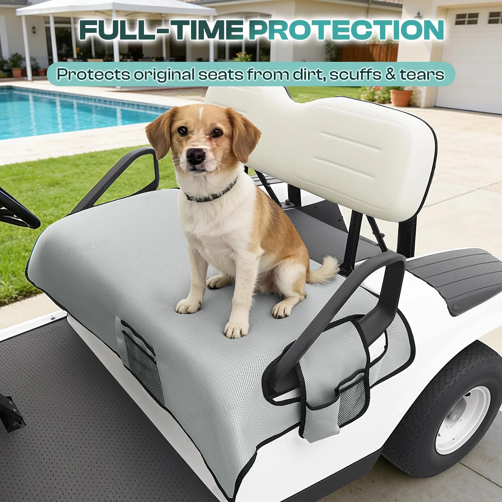DRIVE UP Golf Cart Front Seat Cover DU00340 image 3