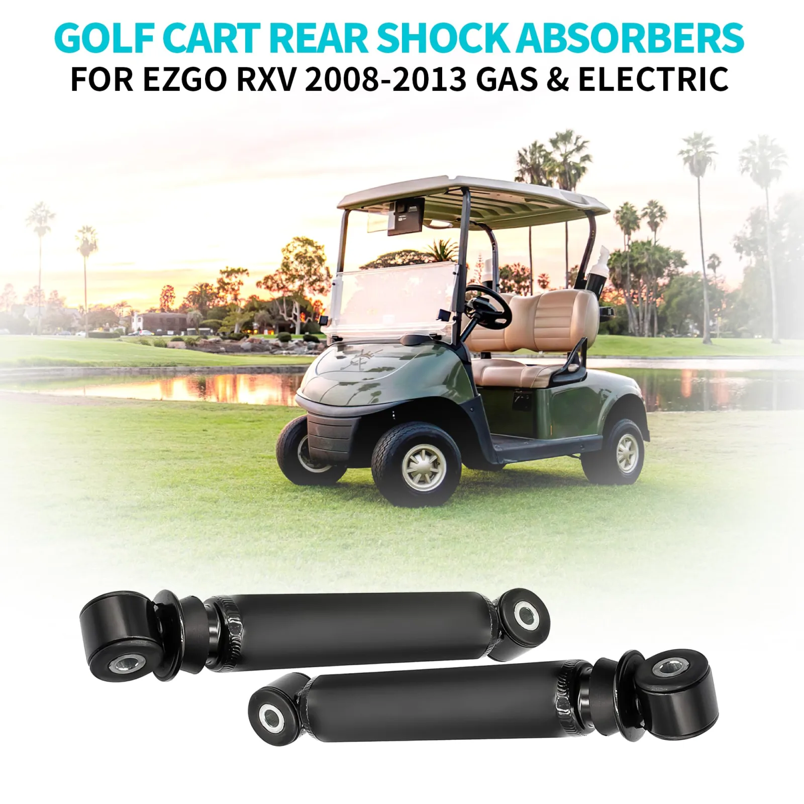 10L0L Rear Shocks for E-Z-GO RXV and 2Five image 2