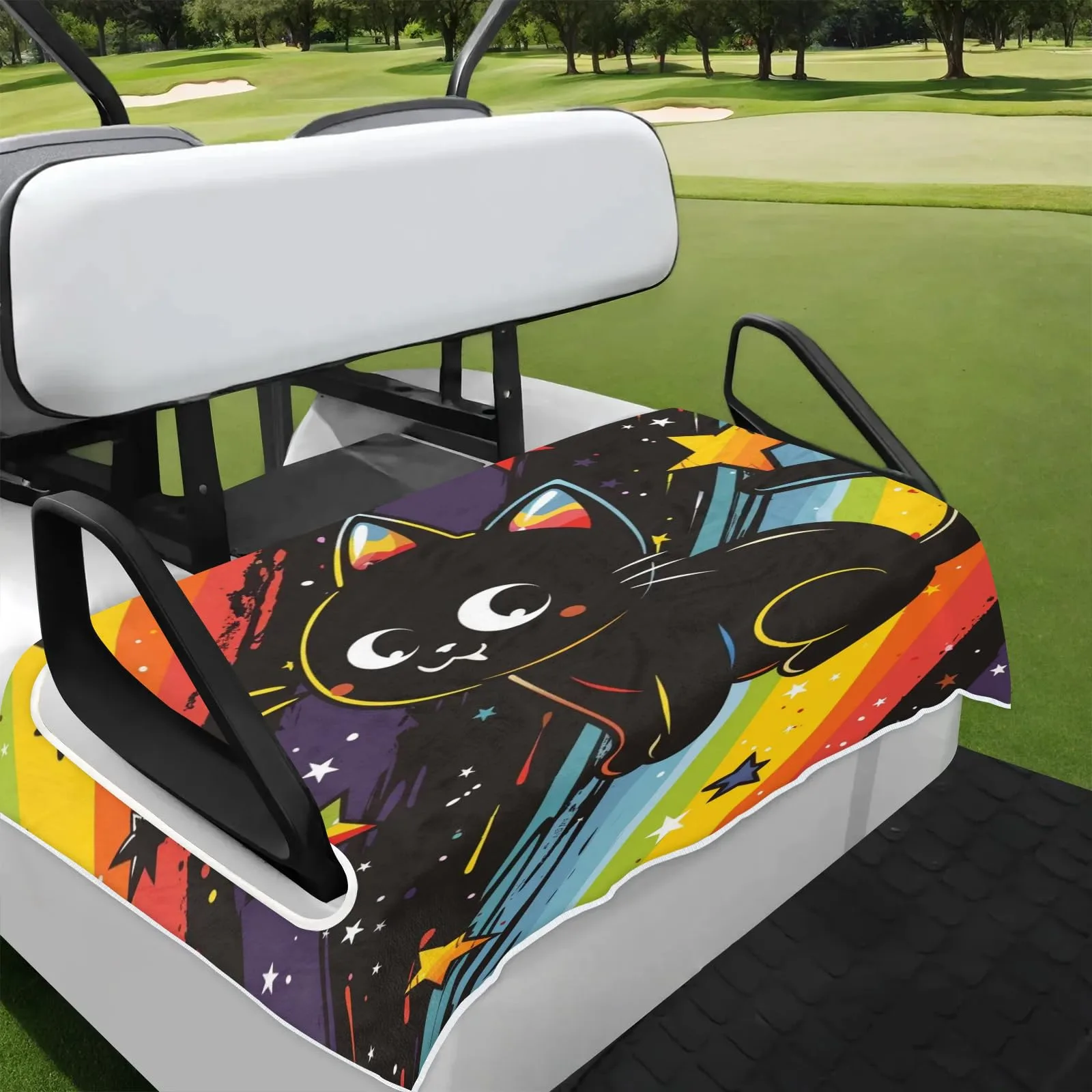 Tiveruda Golf Cart Seat Cover for Double Seats