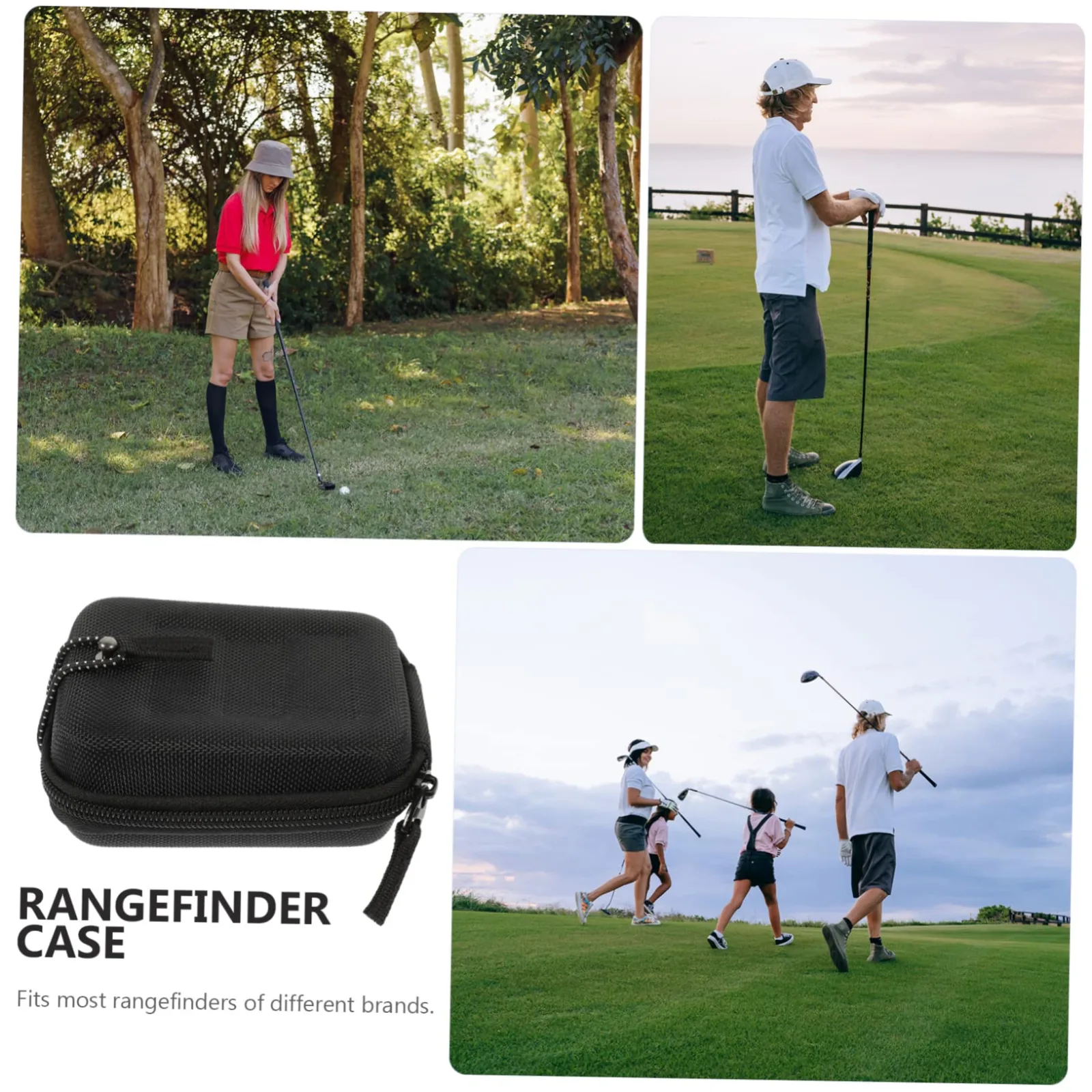 JOINPAYA Golf Rangefinder Storage Case EVA Black Pouch image 3