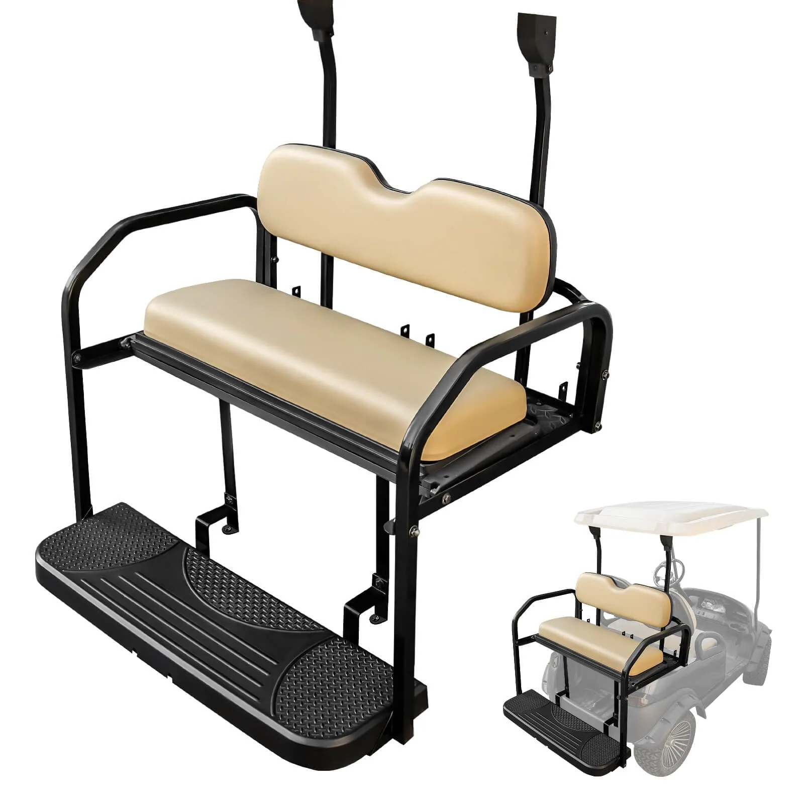NOKINS Rear Flip Seat Kit for Club Car Precedent, Tempo & Onward