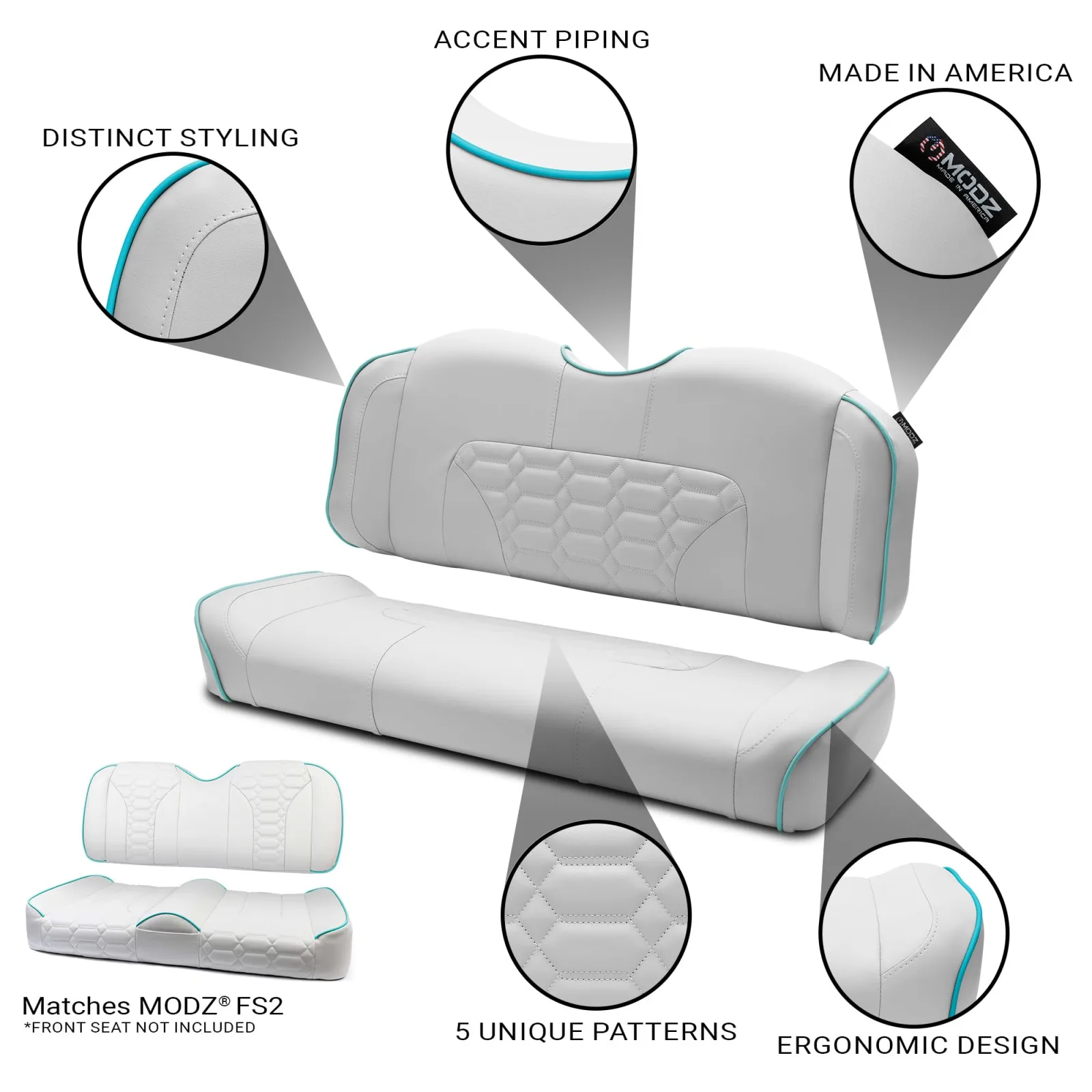 MODZ RSC2 Rear Seat Cushion for Flip4 and Onward Kits image 2