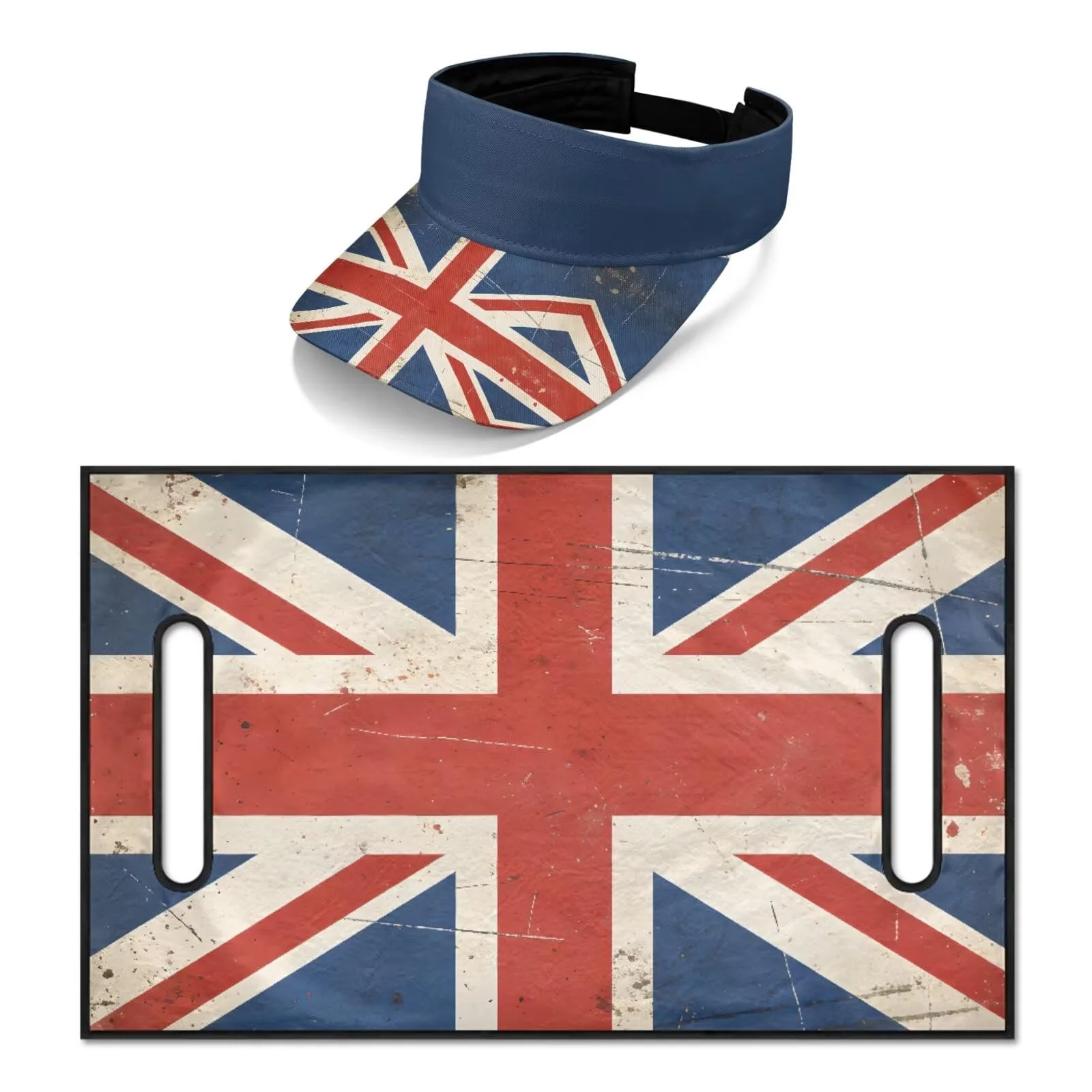Yewattles Golf Cart Seat Cover, Vintage Union Jack