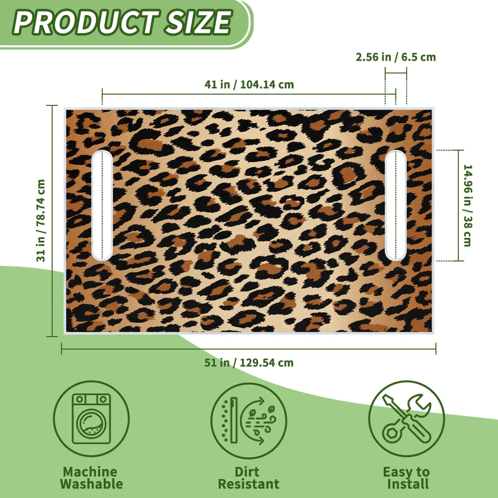 Tiveruda Golf Cart Seat Cover for Double Seats, 51 x 31 in image 2