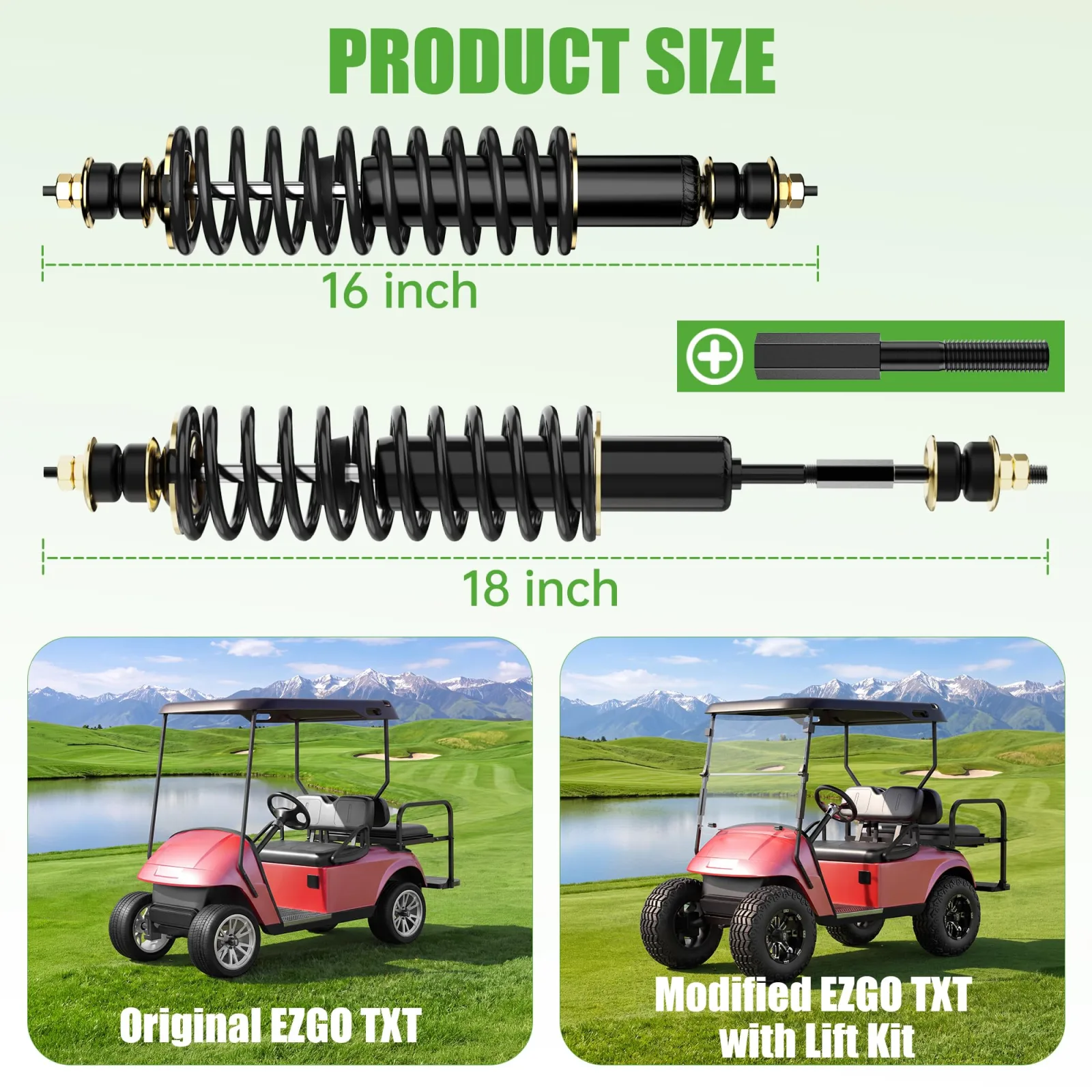 10L0L Shocks for E-Z-GO TXT and Medalist 1994+ image 4