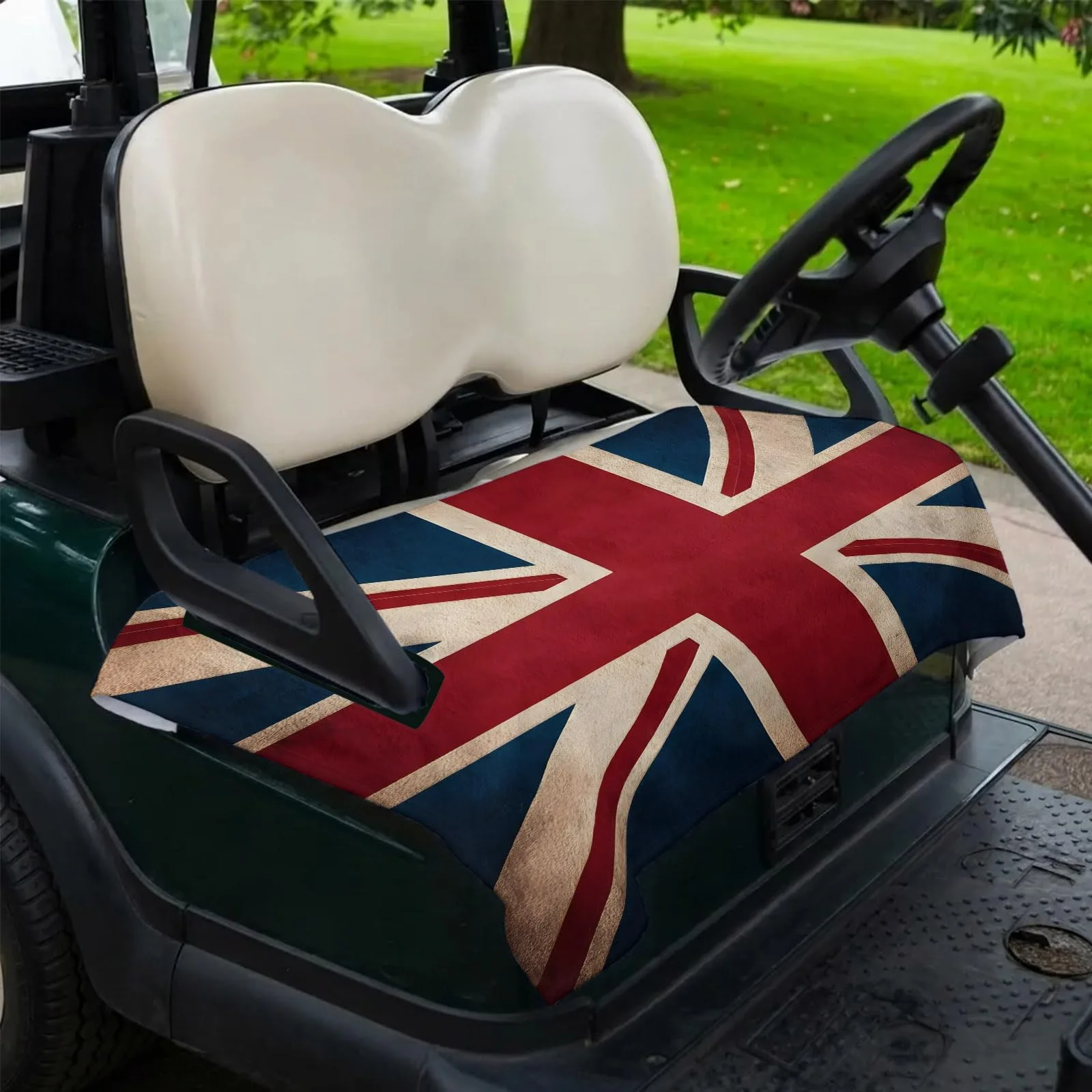 DecorLovee British Flag Golf Cart Seat Cover 51 x 31 in image 2