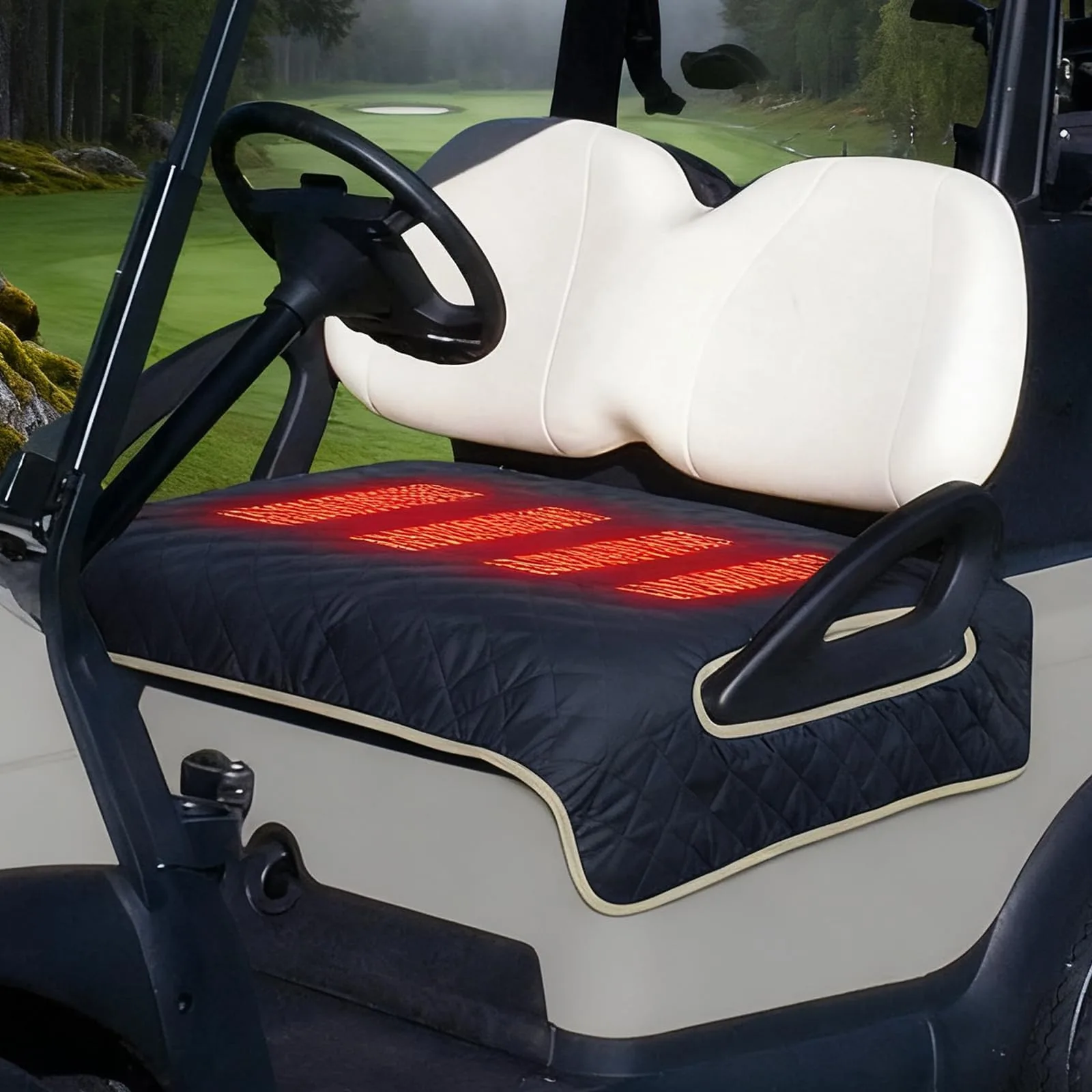 Generic Heated Golf Cart Seat Cushion Cover with USB Power image 4