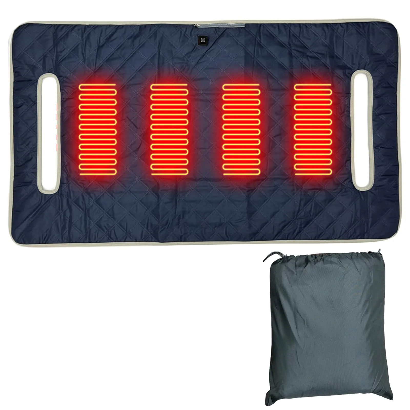 Generic Heated Golf Cart Seat Cushion Cover with USB Power