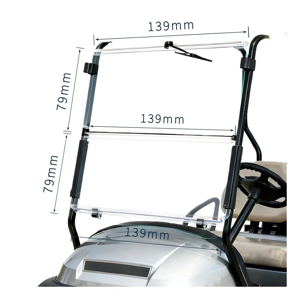 GENTERUN Folding Front Windshield for Club Car Tempo - GENTERUN111 image 2