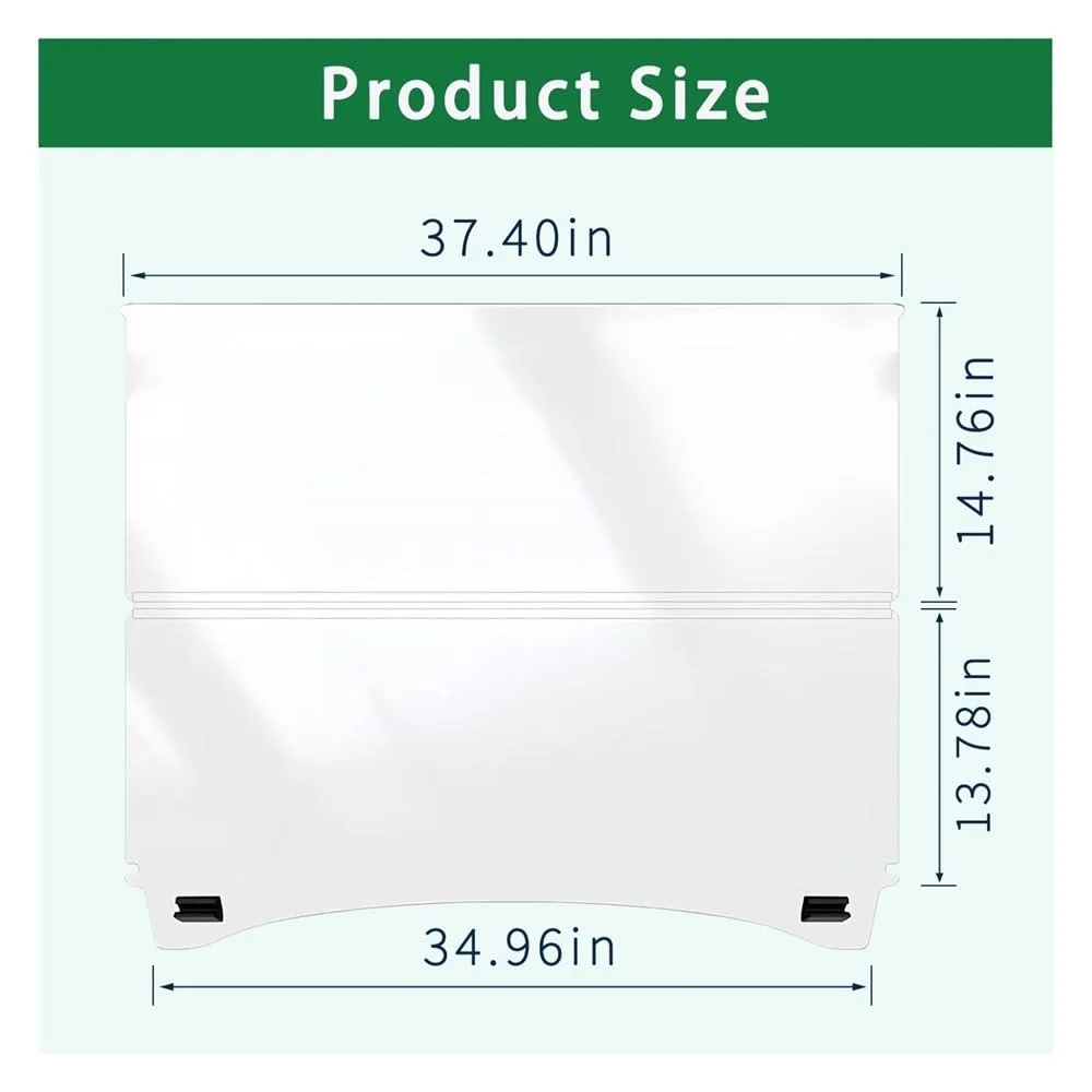 GENTERUN Folding Front Windshield for Club Car Tempo - GENTERUN111 image 3