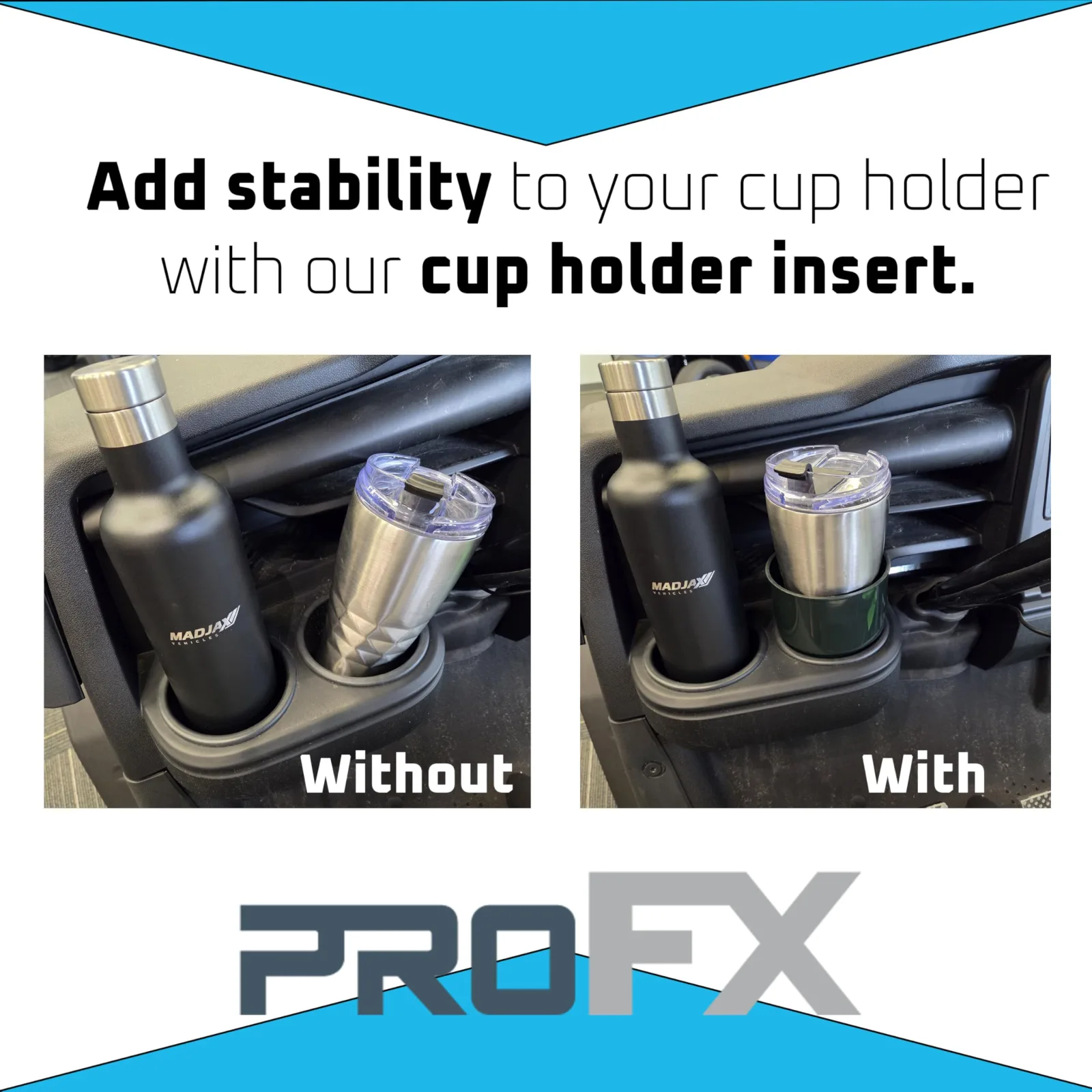 PROFX PFX5007 Golf Cart Propane Cupholder Insert image 2