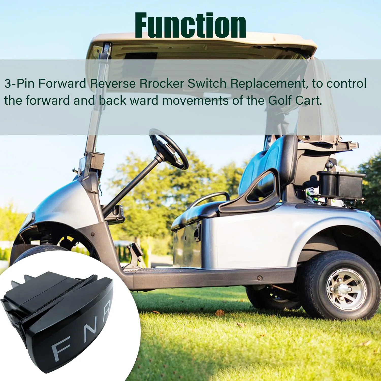 ZHWOTO FR-027 Forward/Reverse Switch for E-Z-GO TXT 48V image 4