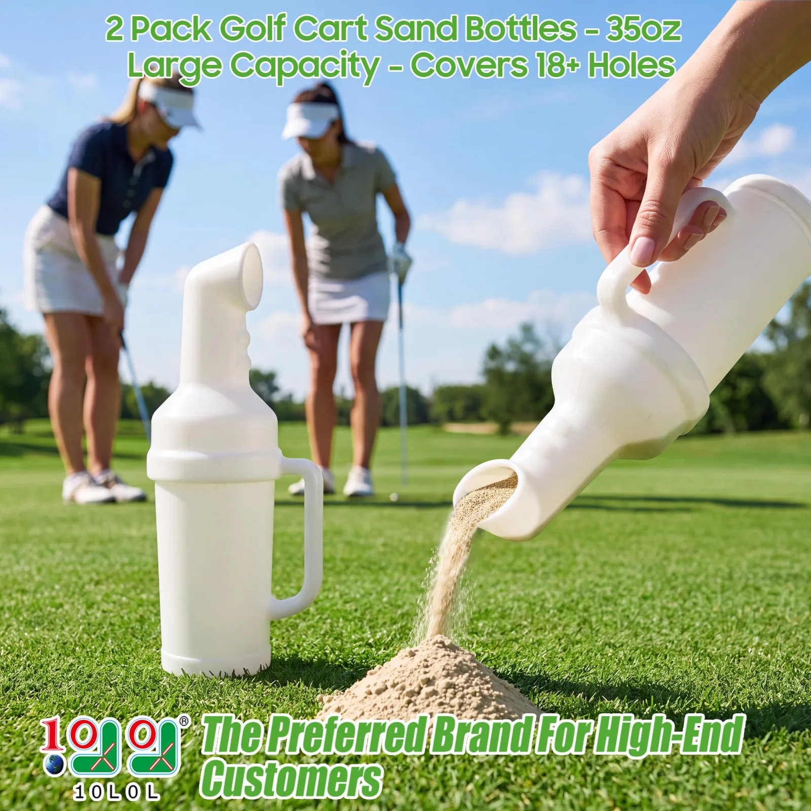 10L0L Golf Cart Sand Bottle Holder Set image 2