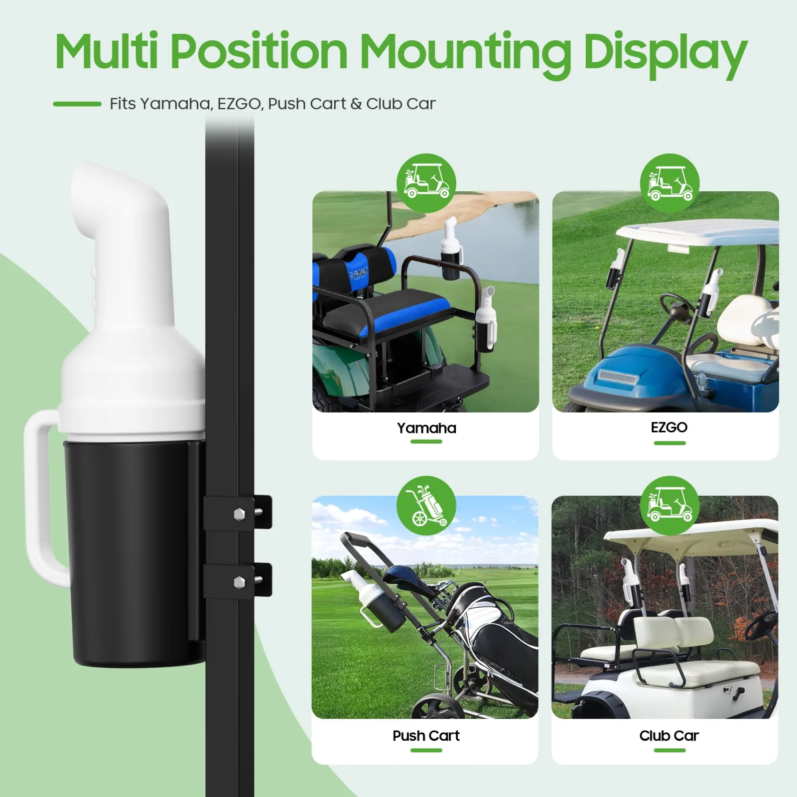 10L0L Golf Cart Sand Bottle Holder Set image 3