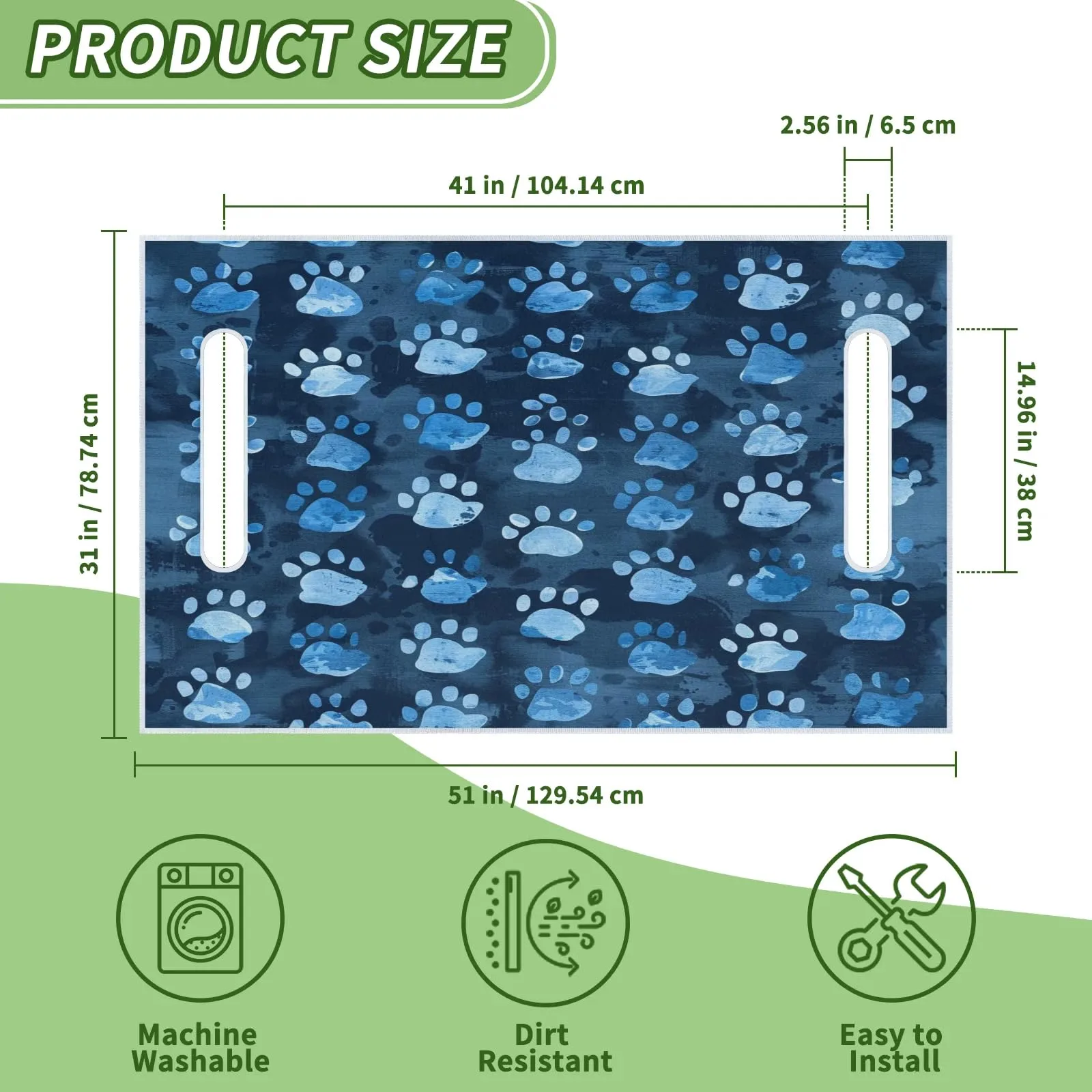 Tiveruda Golf Cart Seat Cover for Double Seats, 51 x 31 in image 2
